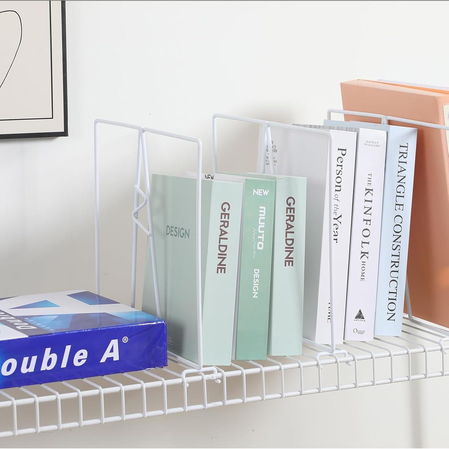 Divisores de Estantes de Alambre Ziroland 30 cm - Paquete de 12