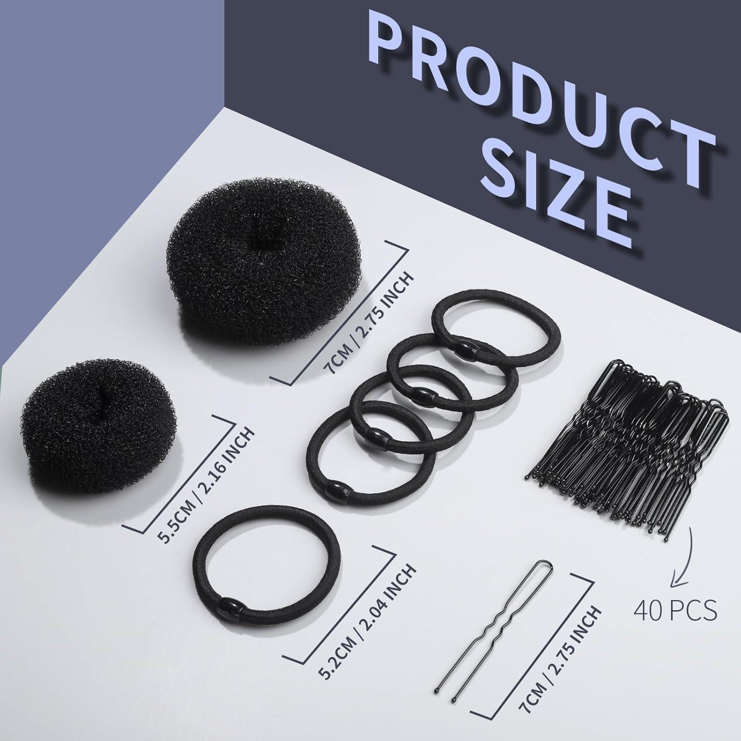 Set de Hacedores de Moño para Cabello FANDAMEI - 8 Piezas