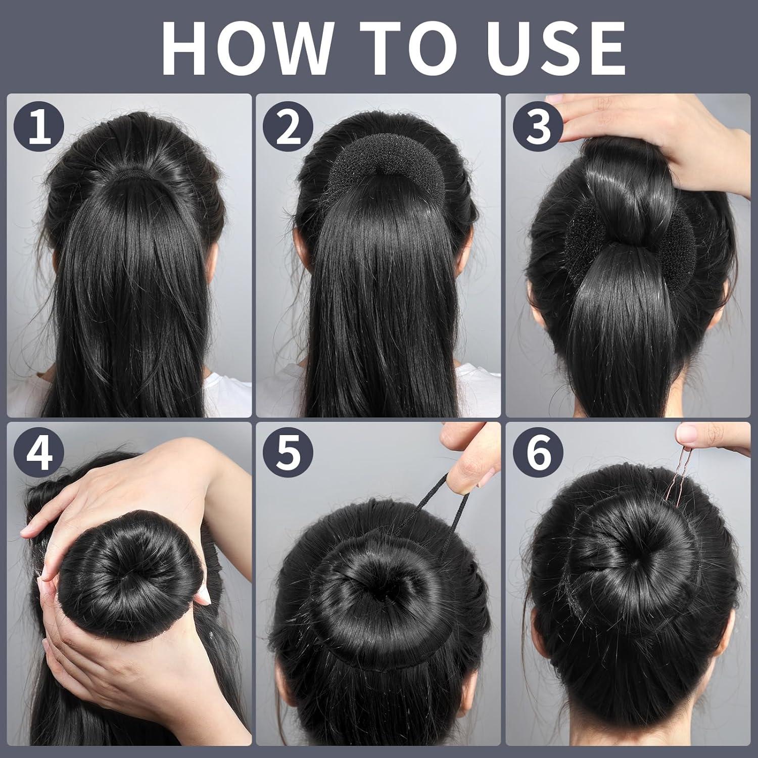 Set de Hacedores de Moño para Cabello FANDAMEI - 8 Piezas