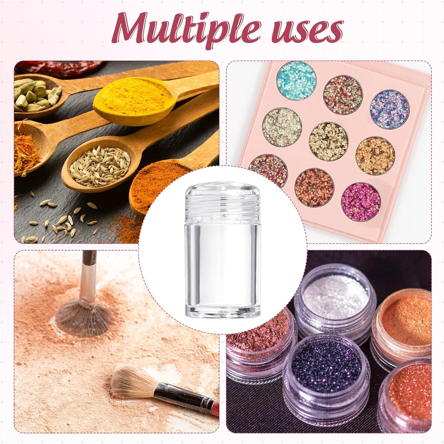 Mini Botellas Vacías RAYNAG para Polvo Suelto - 10 ml, 3 Estilos