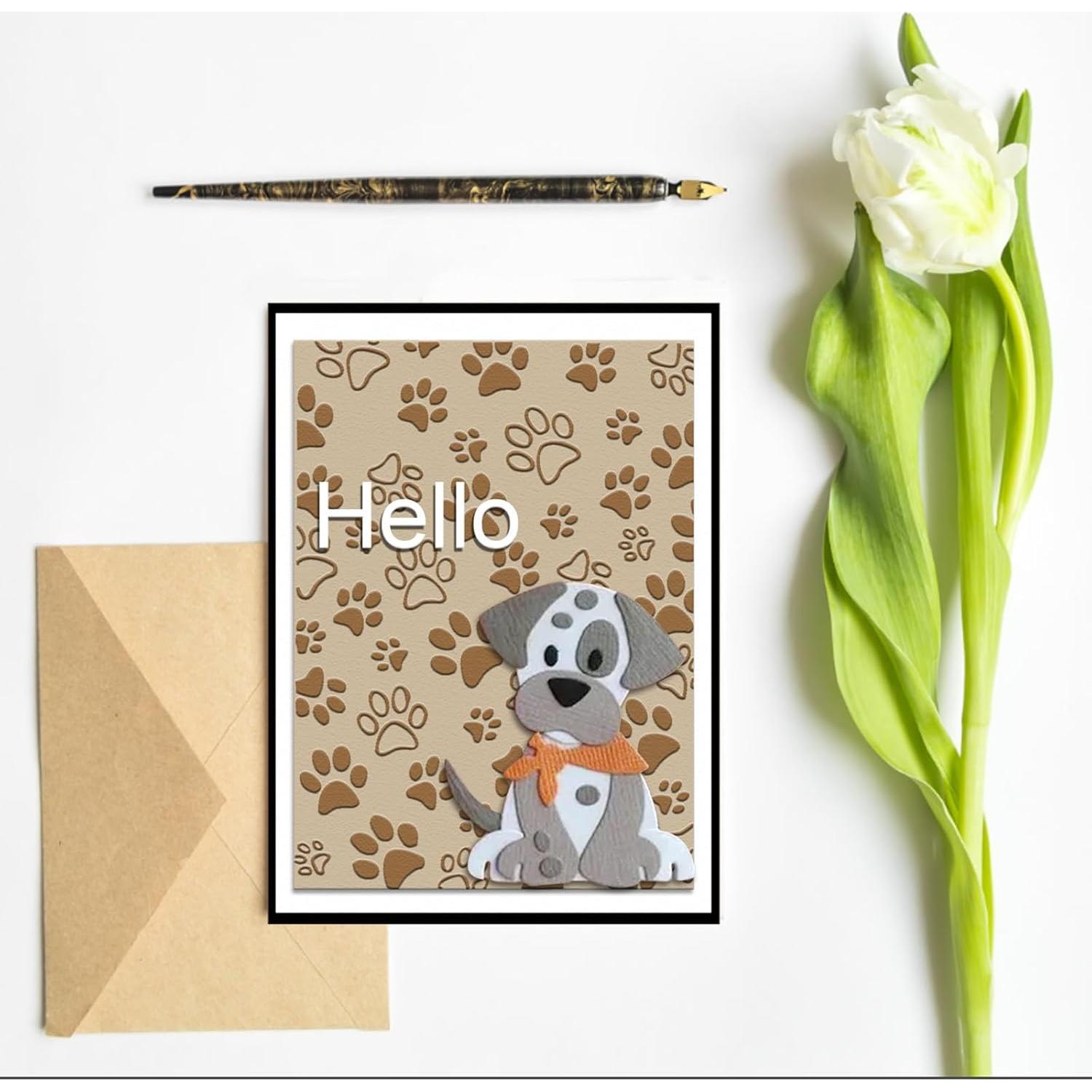 Carpeta de Embossing 3D On-Airstore Huella de Patas