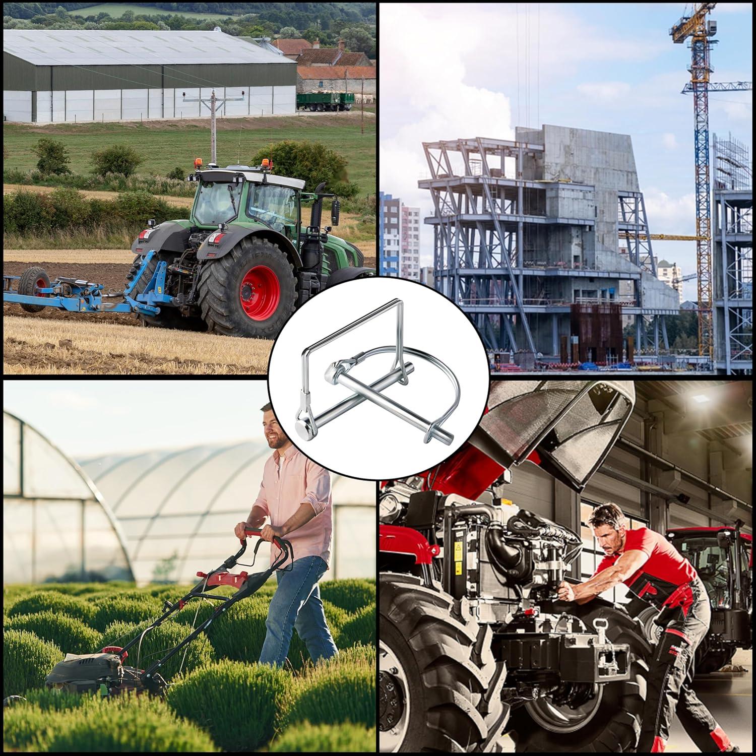 Paquete de 6 Pasadores Cuadrados para Remolque PINAILER