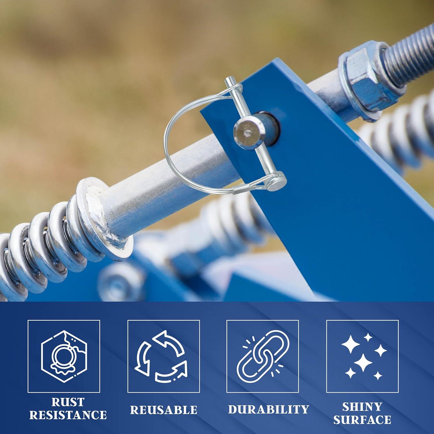 Paquete de 6 Pasadores Cuadrados para Remolque PINAILER