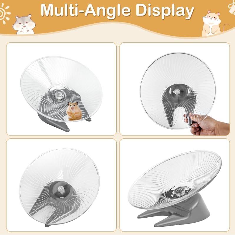 Rueda de Ejercicio Silenciosa EKX para Hámsters 13.6x13x9 cm