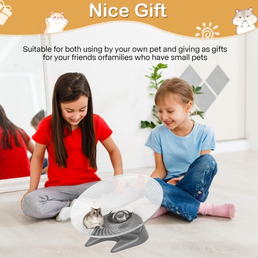 Rueda de Ejercicio Silenciosa EKX para Hámsters 13.6x13x9 cm