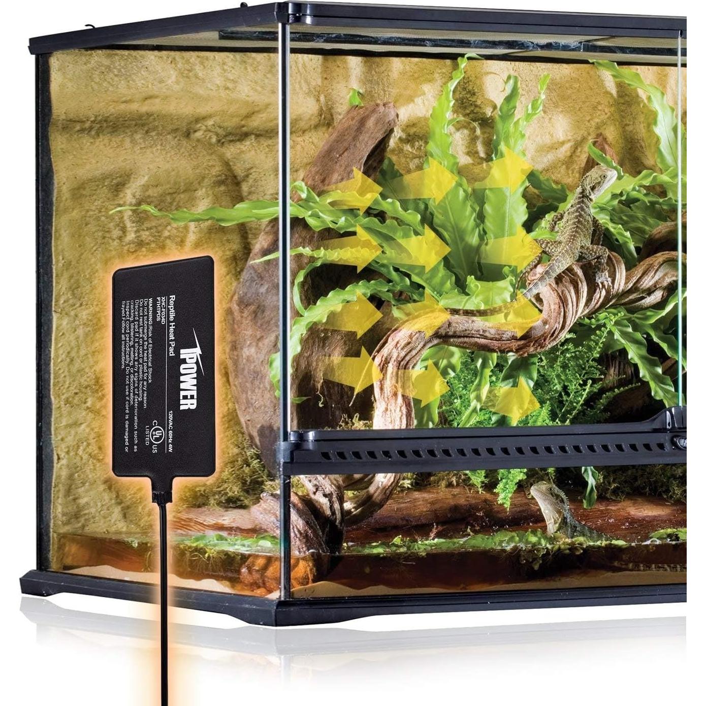 Almohadilla Térmica para Reptiles iPower 10.16x17.78 cm - Paquete de 2