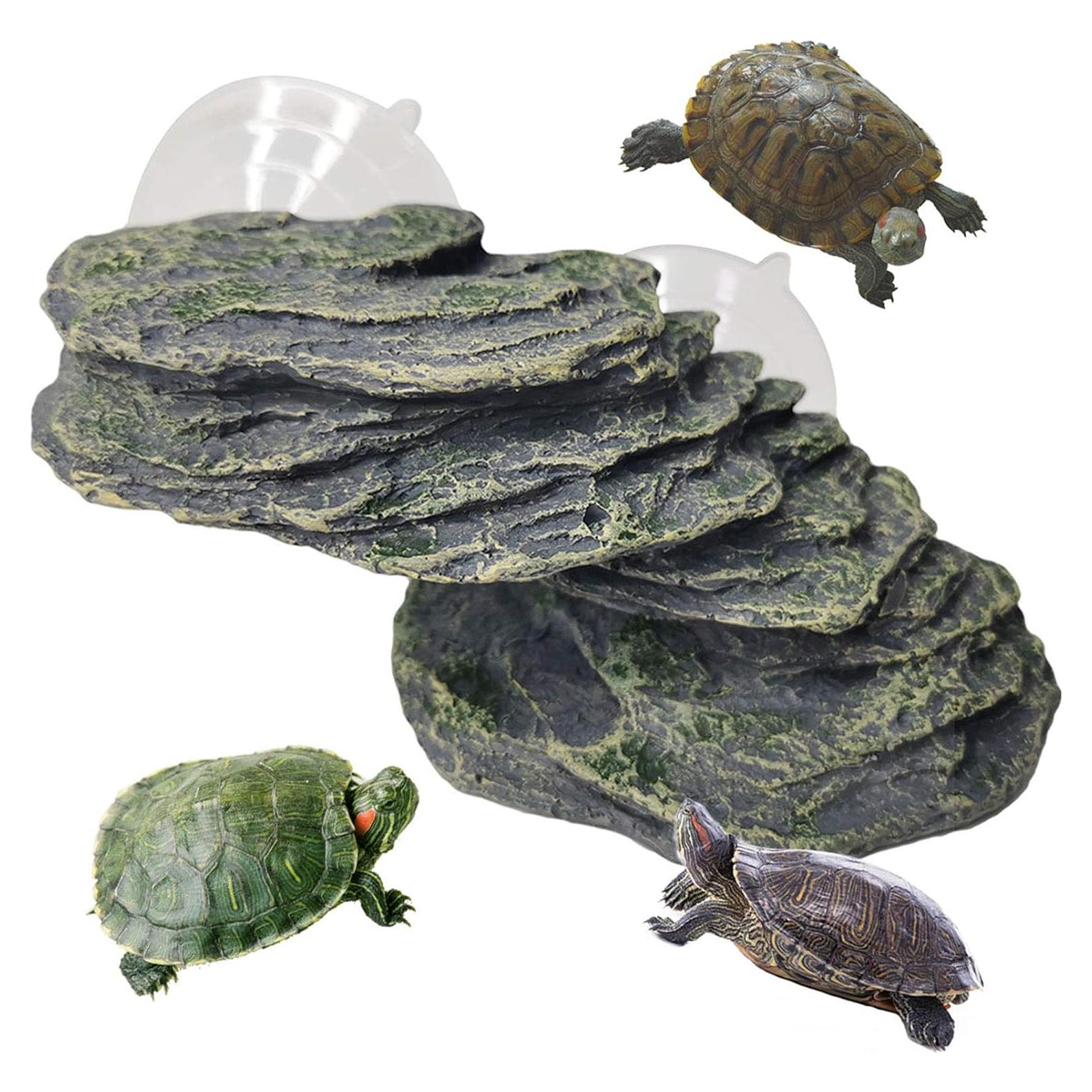 Plataforma de Sol para Tortugas Kathson - Rampa Escalonada 15 cm