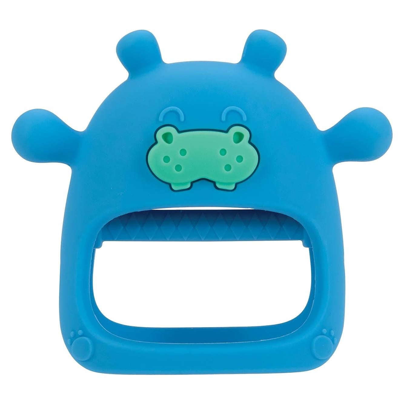 Mitón de Dentición de Silicona Nuby Hipopótamo 3+ Meses