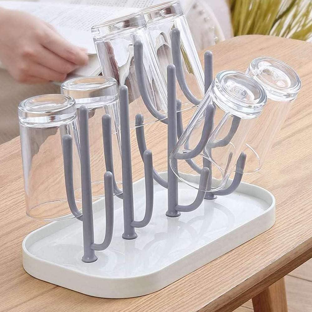 Soporte para Secado de Botellas Bebé SHxxyljh Gris Desmontable