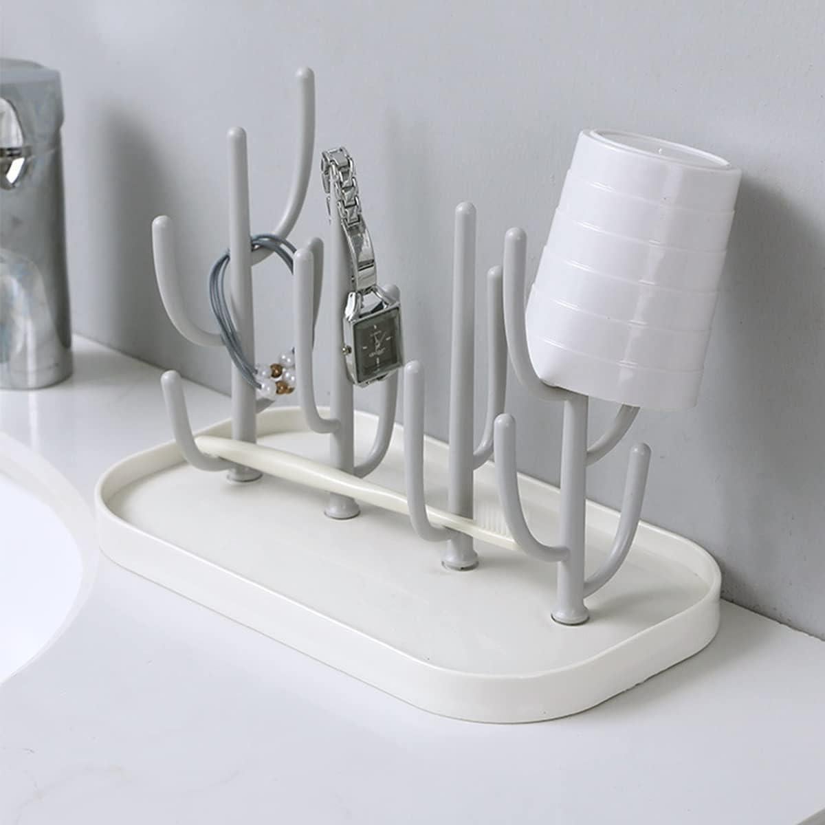 Soporte para Secado de Botellas Bebé SHxxyljh Gris Desmontable