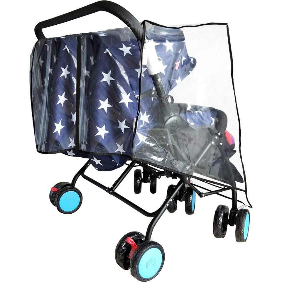 Cubierta de Lluvia Universal para Carrito Doble HSJH 81x79 cm