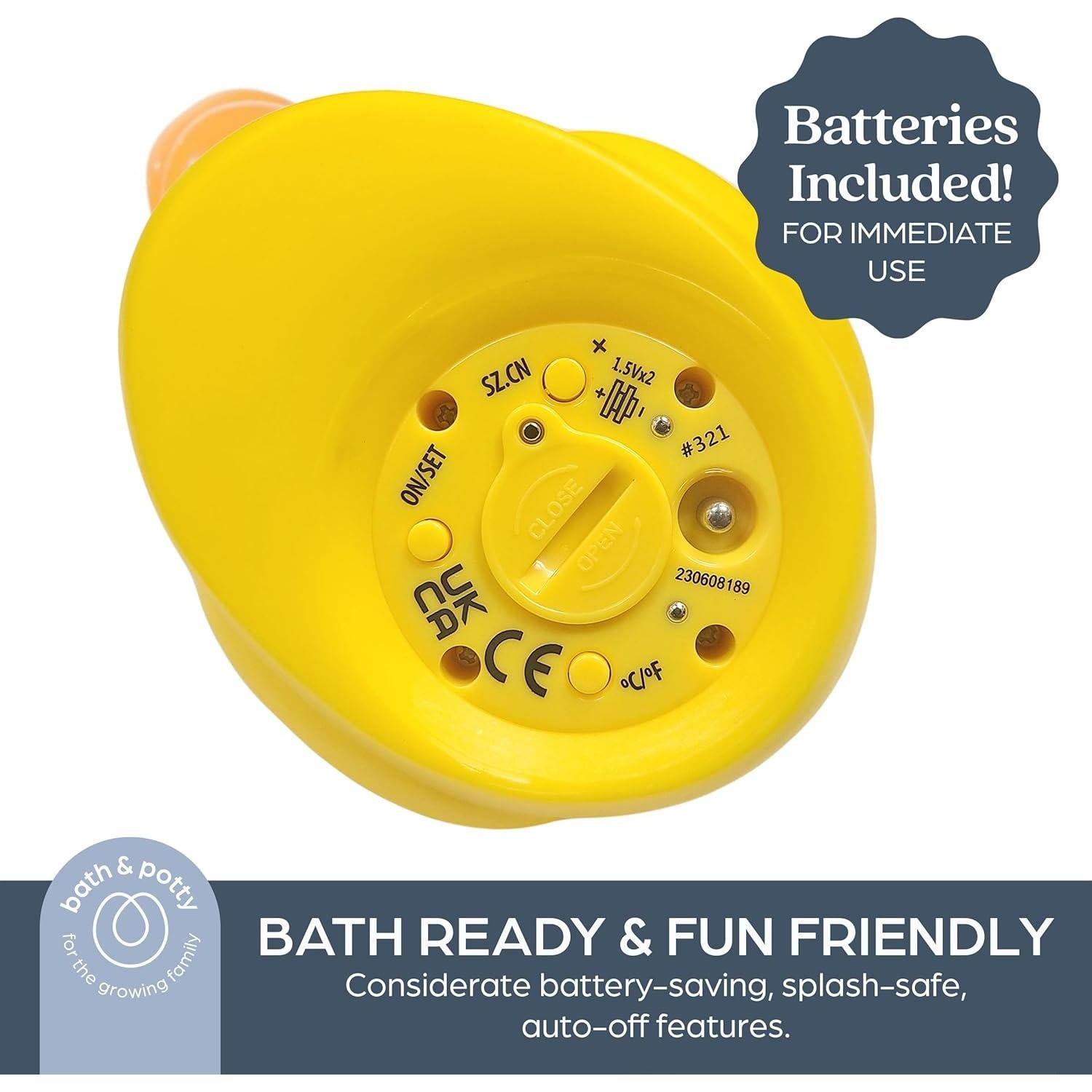 Termómetro de baño digital Dreambaby Duck - 2 en 1 para bebés