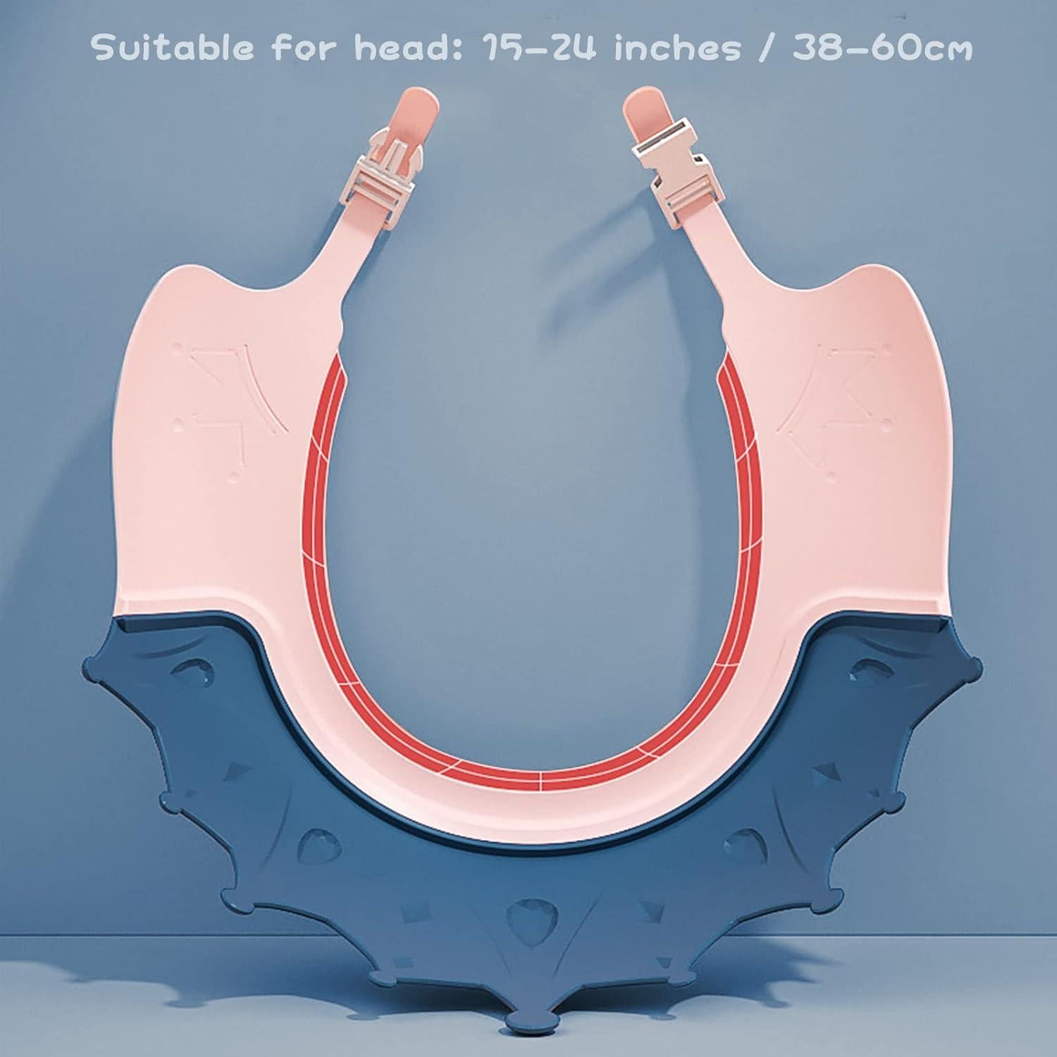 Gorro de Ducha para Bebés FUSACONY Azul - Protección Ojos y Oídos