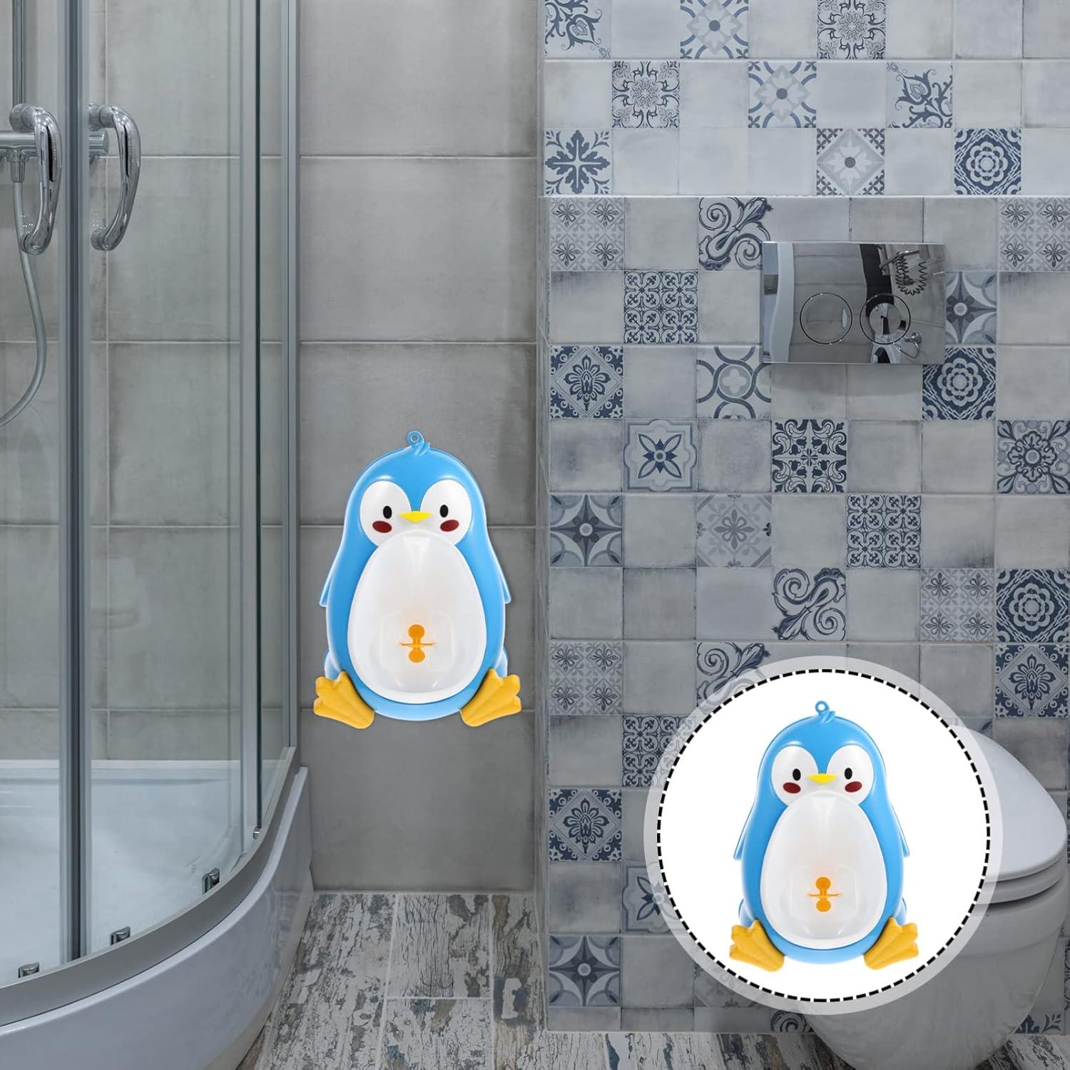 Orinal de Entrenamiento para Niños Pingüino Azul - ABS
