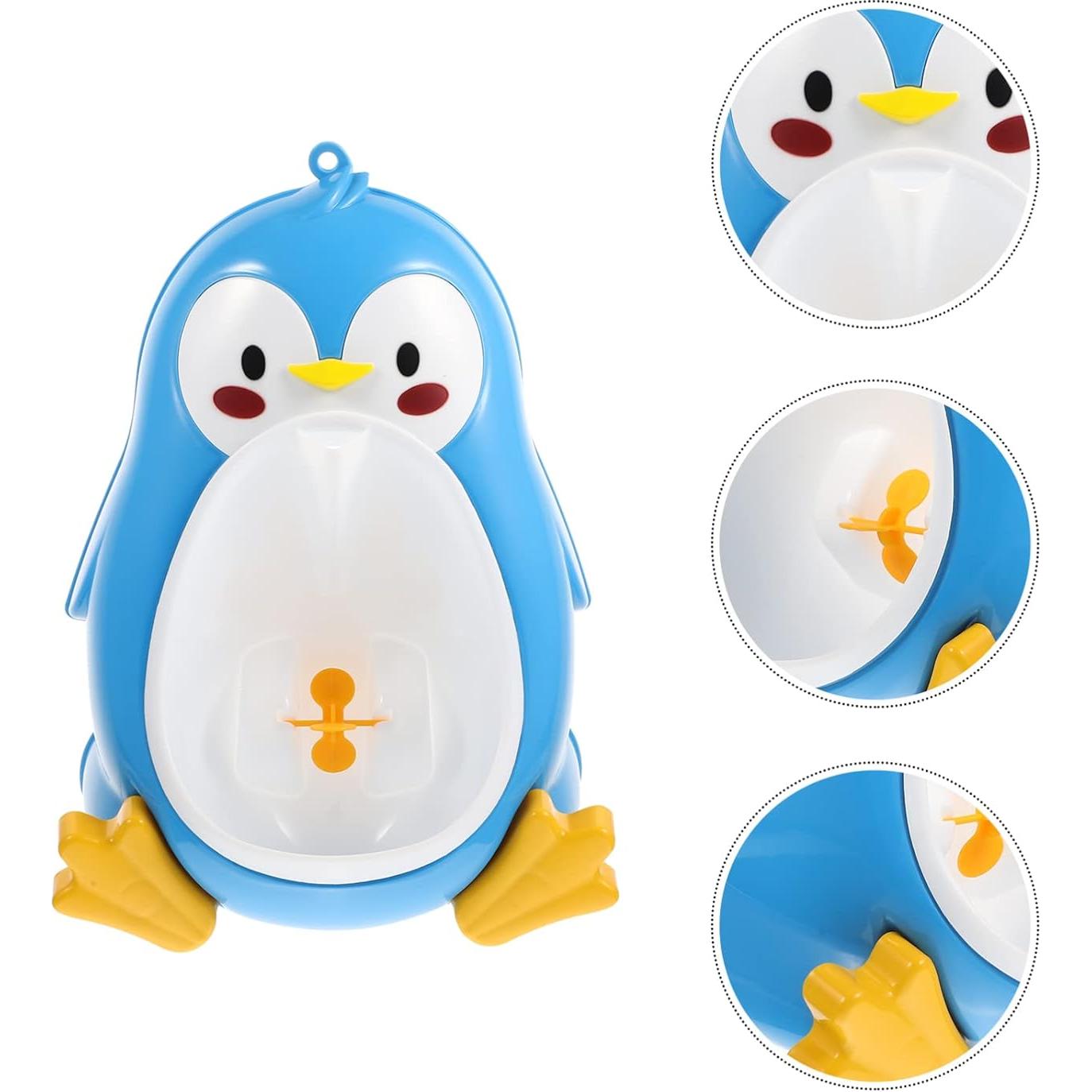Orinal de Entrenamiento para Niños Pingüino Azul - ABS