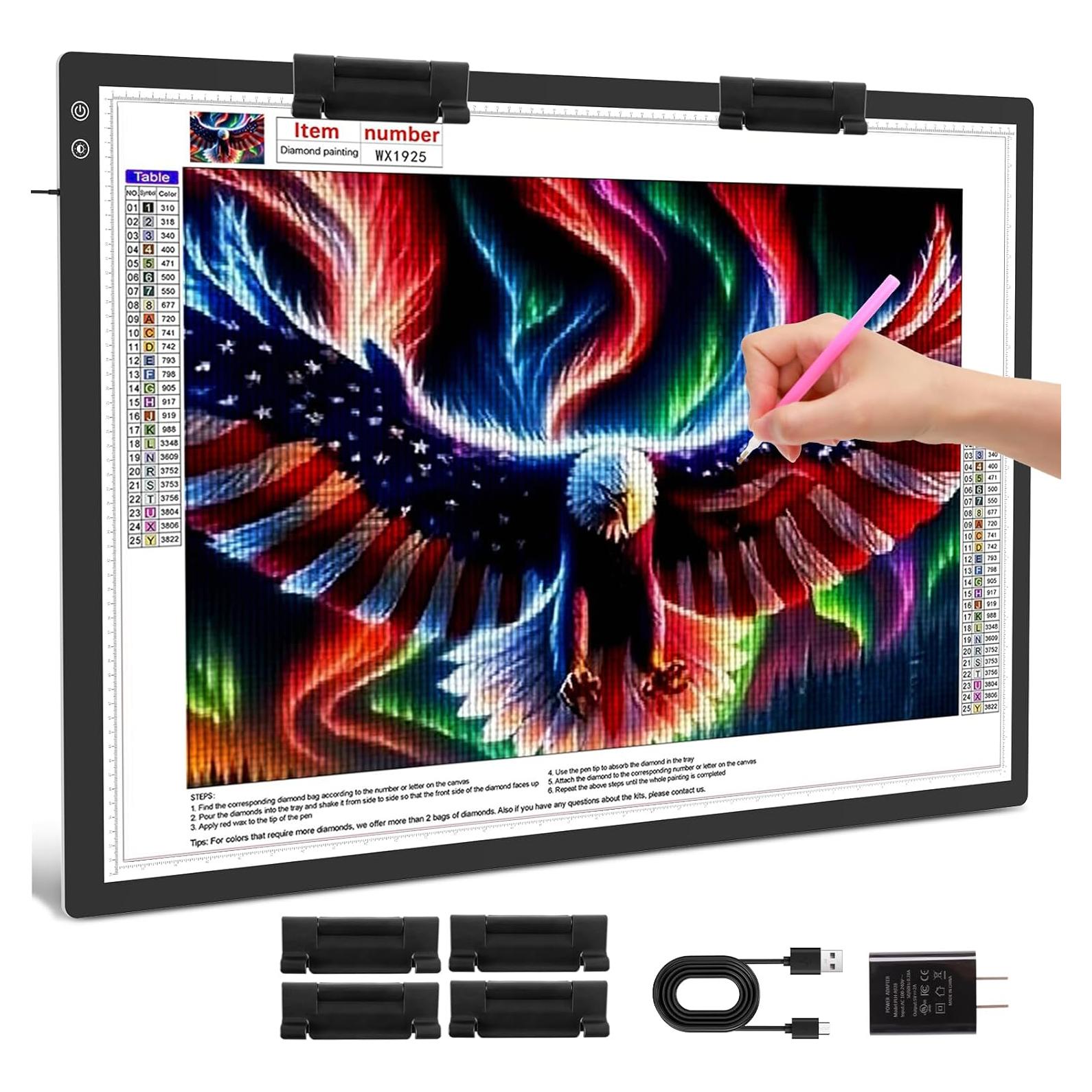 Pad de Luz LED A1 TOHETO 90x60cm Inalámbrico 3 Modos