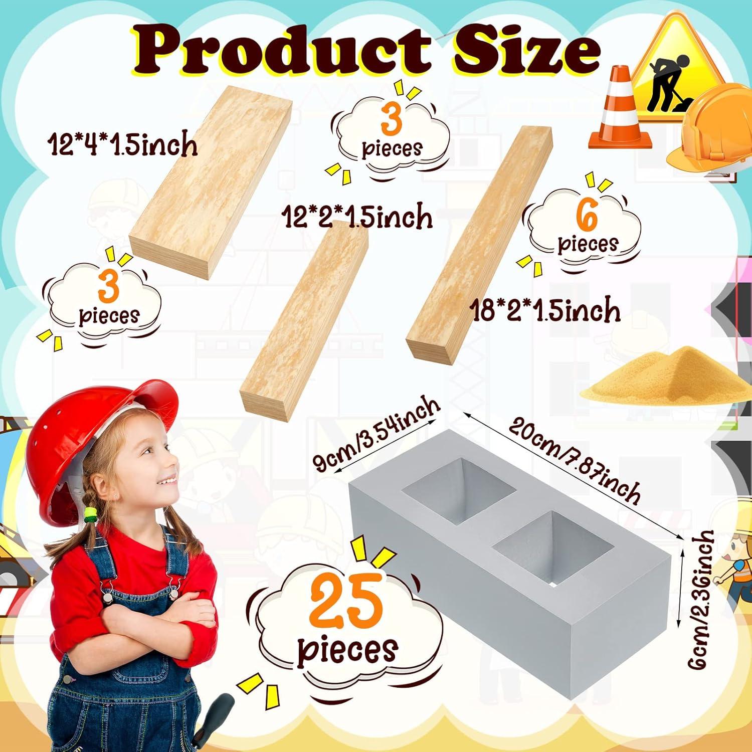 Juego de Bloques de Construcción Deekin 25 Pzs Espuma EVA Gris