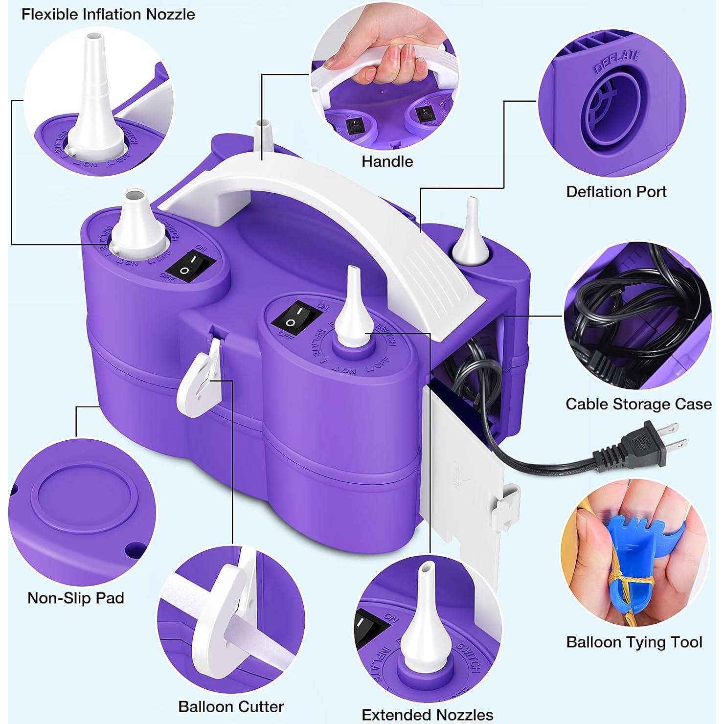 Bomba de aire eléctrica jojnawa EBPump-PL 3 en 1 para globos