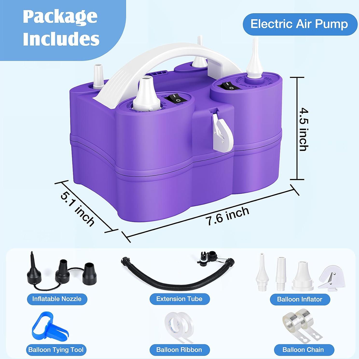 Bomba de aire eléctrica jojnawa EBPump-PL 3 en 1 para globos