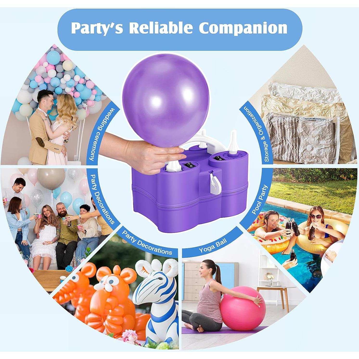 Bomba de aire eléctrica jojnawa EBPump-PL 3 en 1 para globos