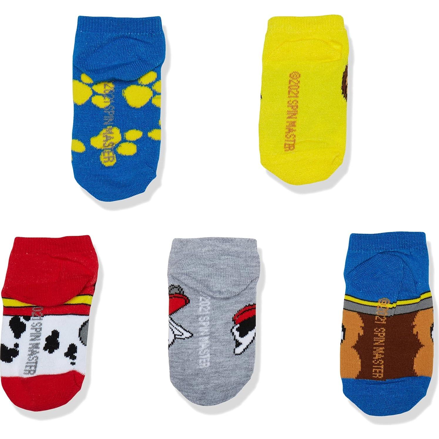 Calcetines cortos Paw Patrol Nickelodeon 5 pares para niñas