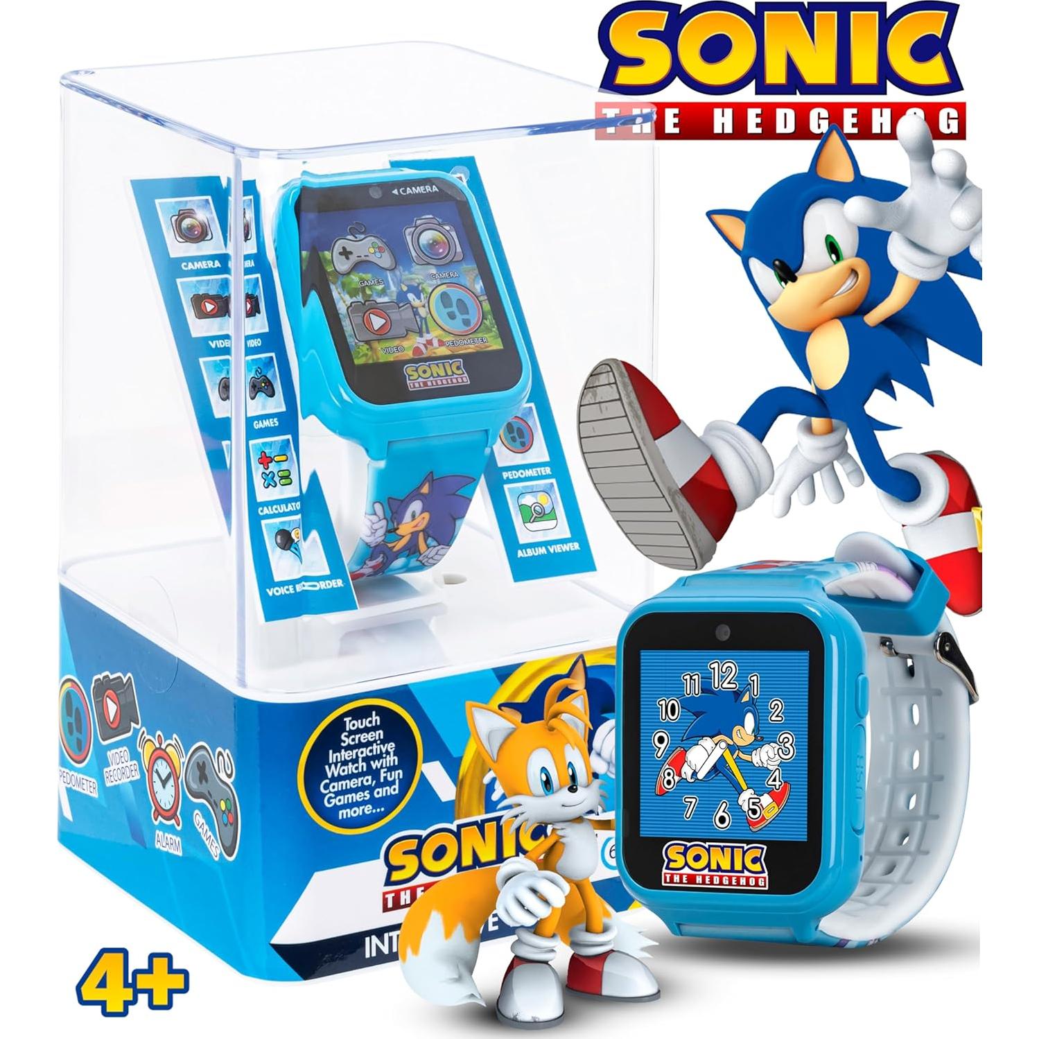 Reloj Inteligente para Niños Sonic the Hedgehog SNC4055AZ - Cámara, Juegos
