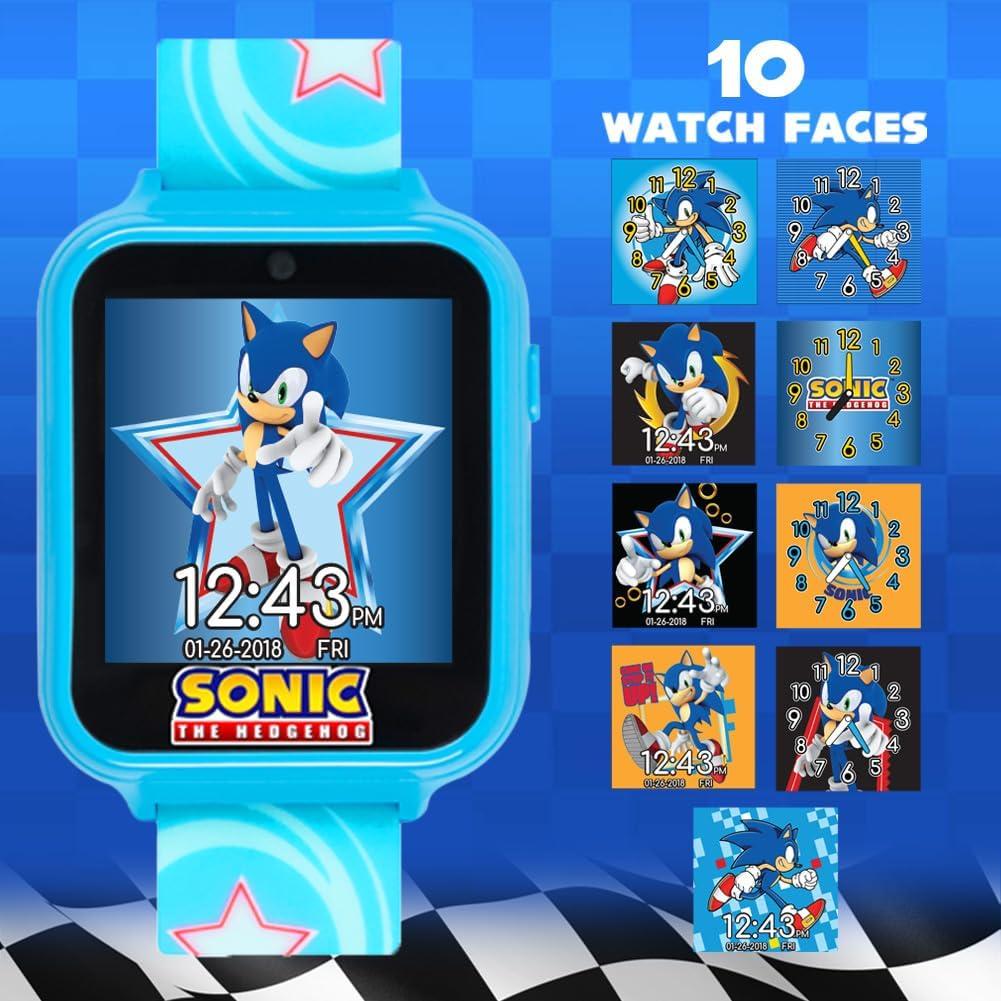 Reloj Inteligente para Niños Sonic the Hedgehog SNC4055AZ - Cámara, Juegos