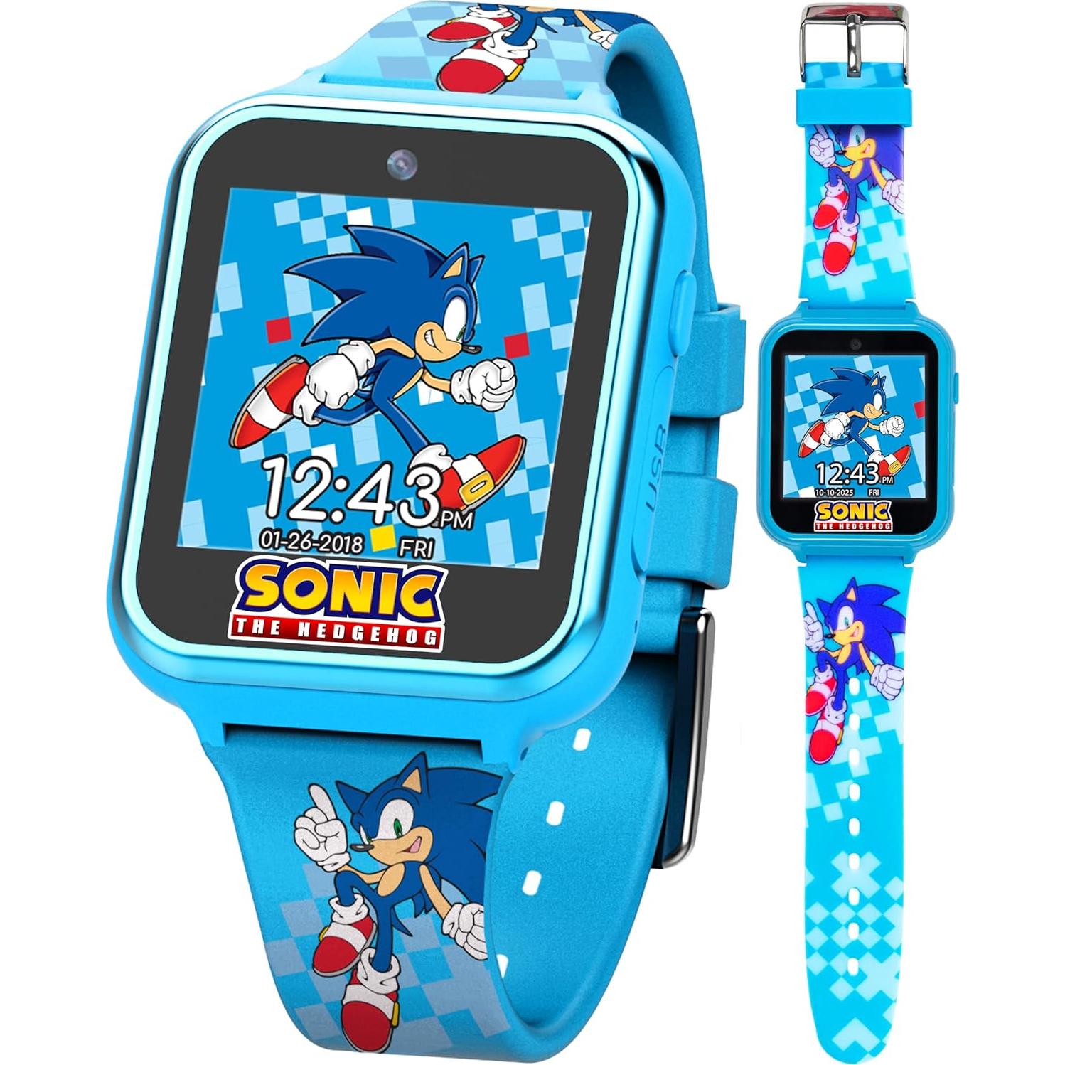 Reloj Inteligente para Niños Sonic the Hedgehog SNC4055AZ - Cámara, Juegos