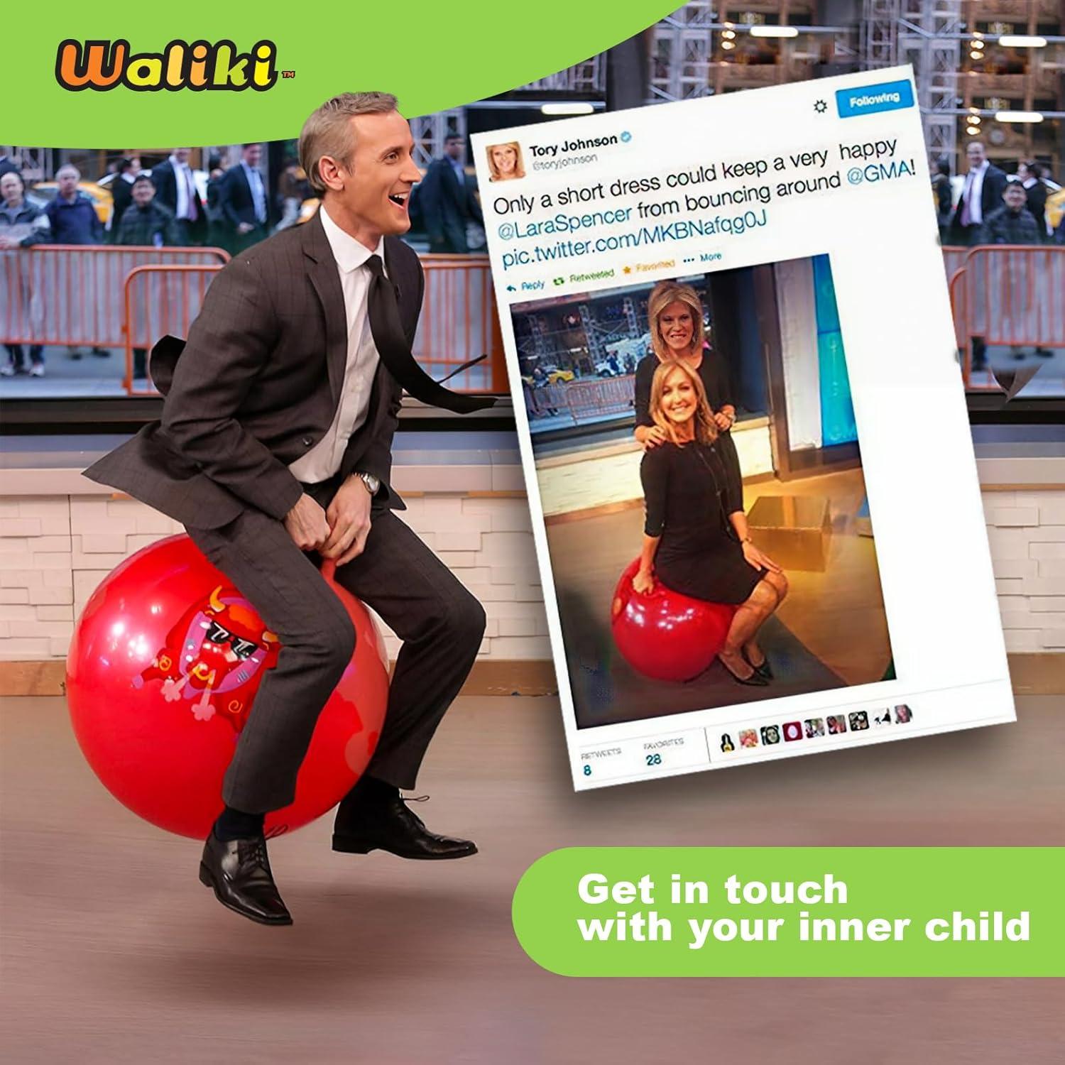 Pelota Saltarina Waliki 45CM para Niños 3-6 Años