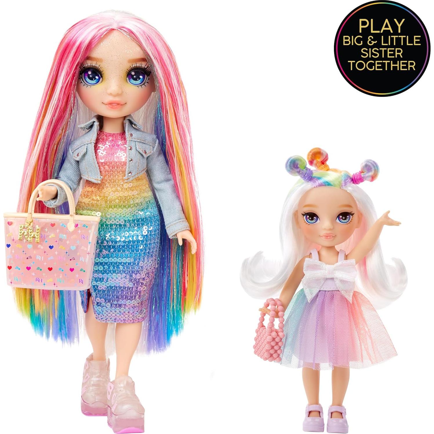 Muñeca Rainbow High Littles Opal Raine 14 cm con Mascota