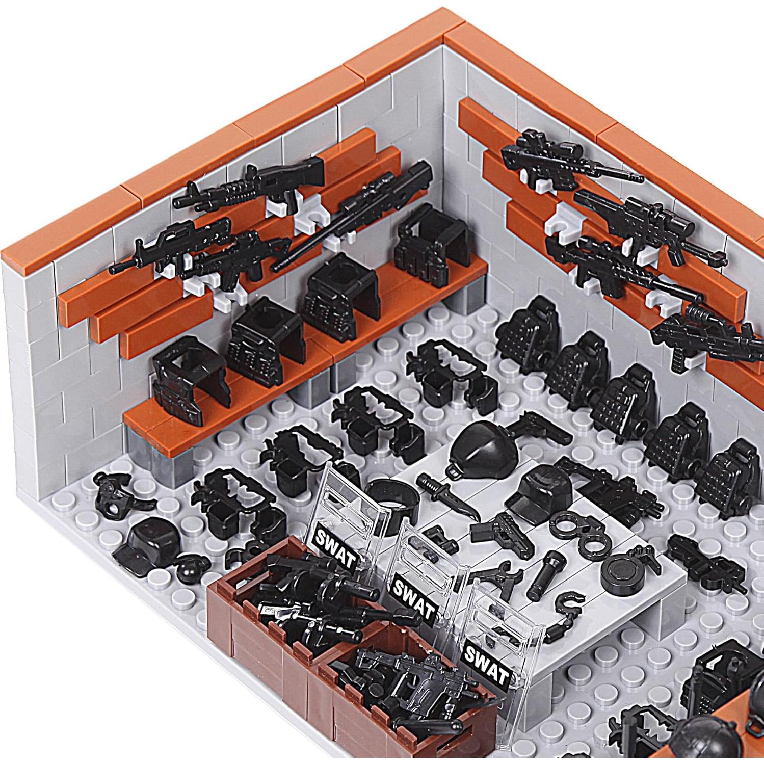 Bloques de Construcción Militar FANLANTEE 568 Pcs Set de Armas