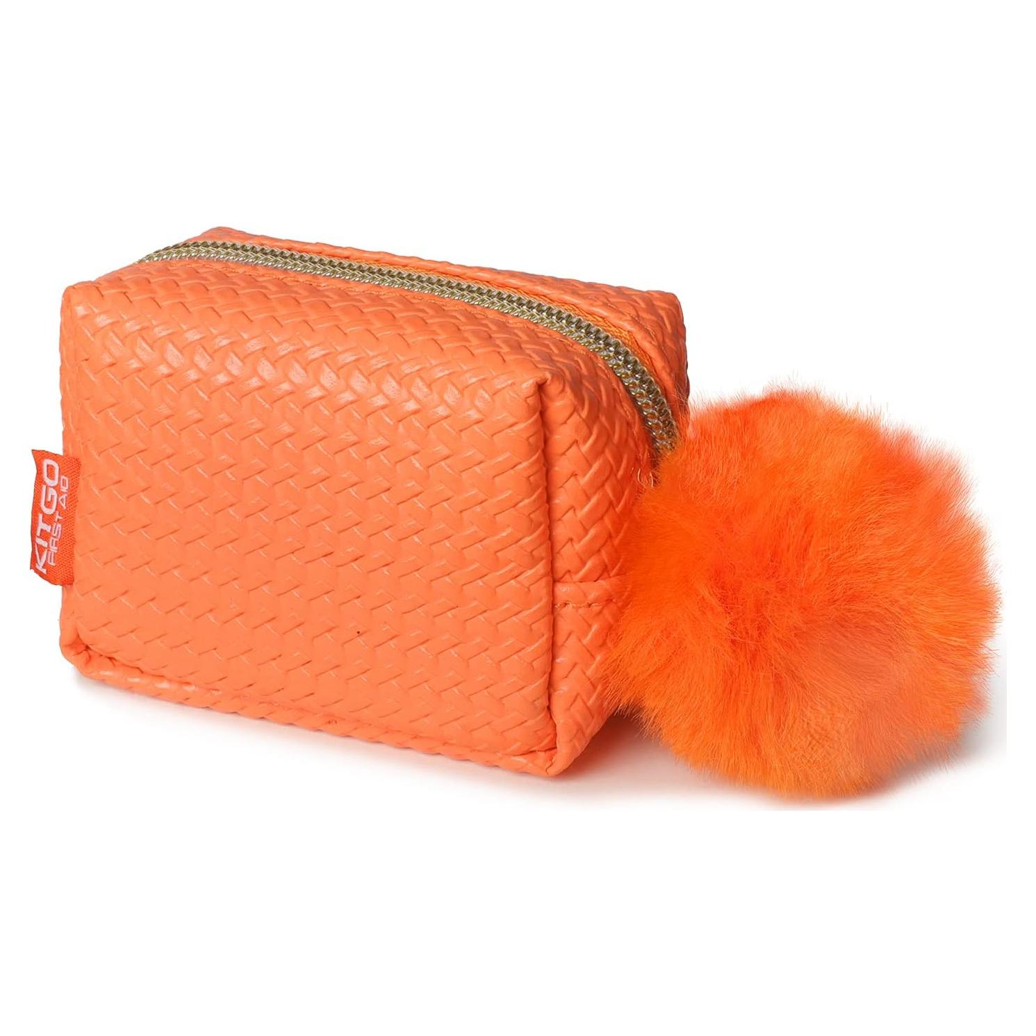 Kitgo Mini Kit de Primeros Auxilios Naranja 34 Piezas Compacto