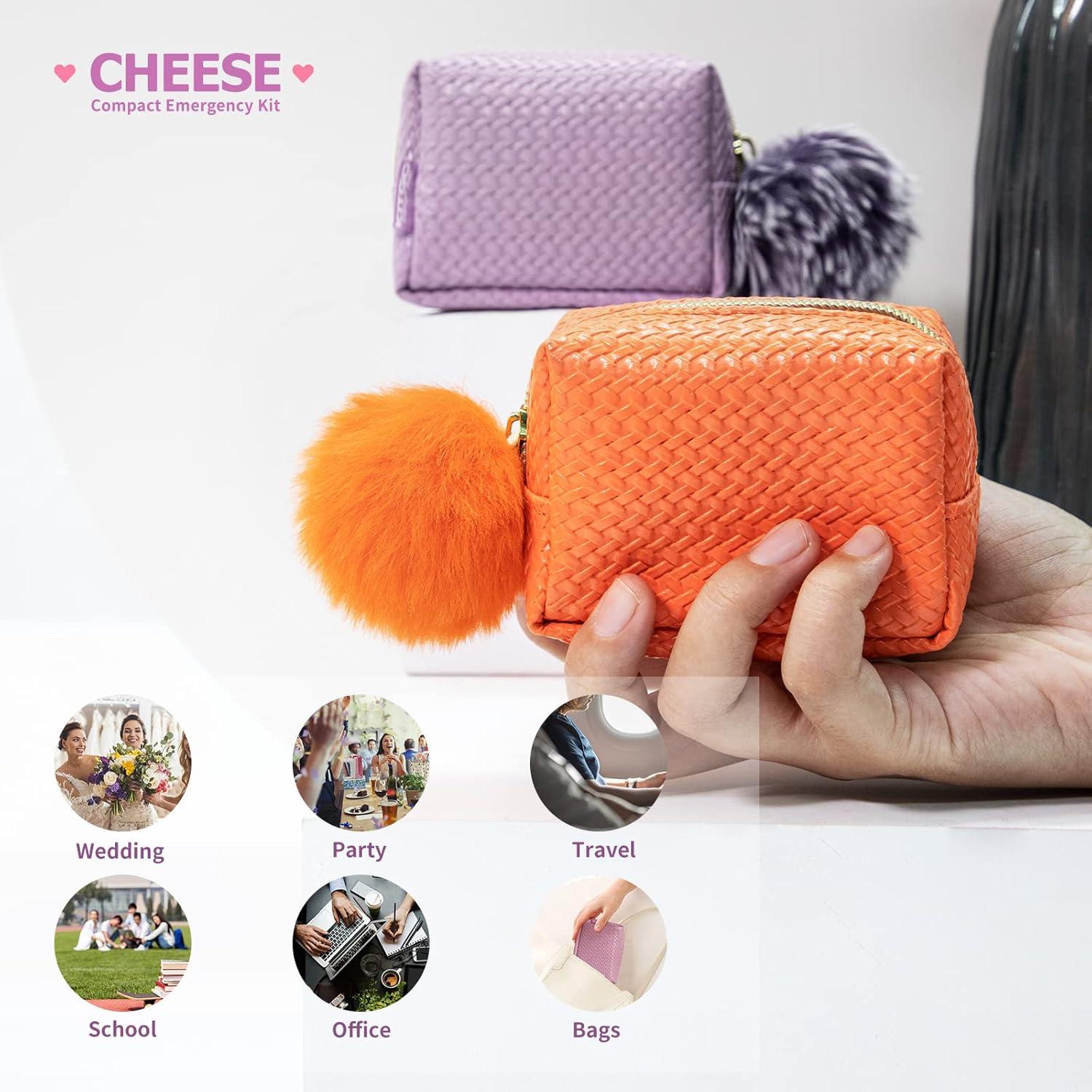 Kitgo Mini Kit de Primeros Auxilios Naranja 34 Piezas Compacto