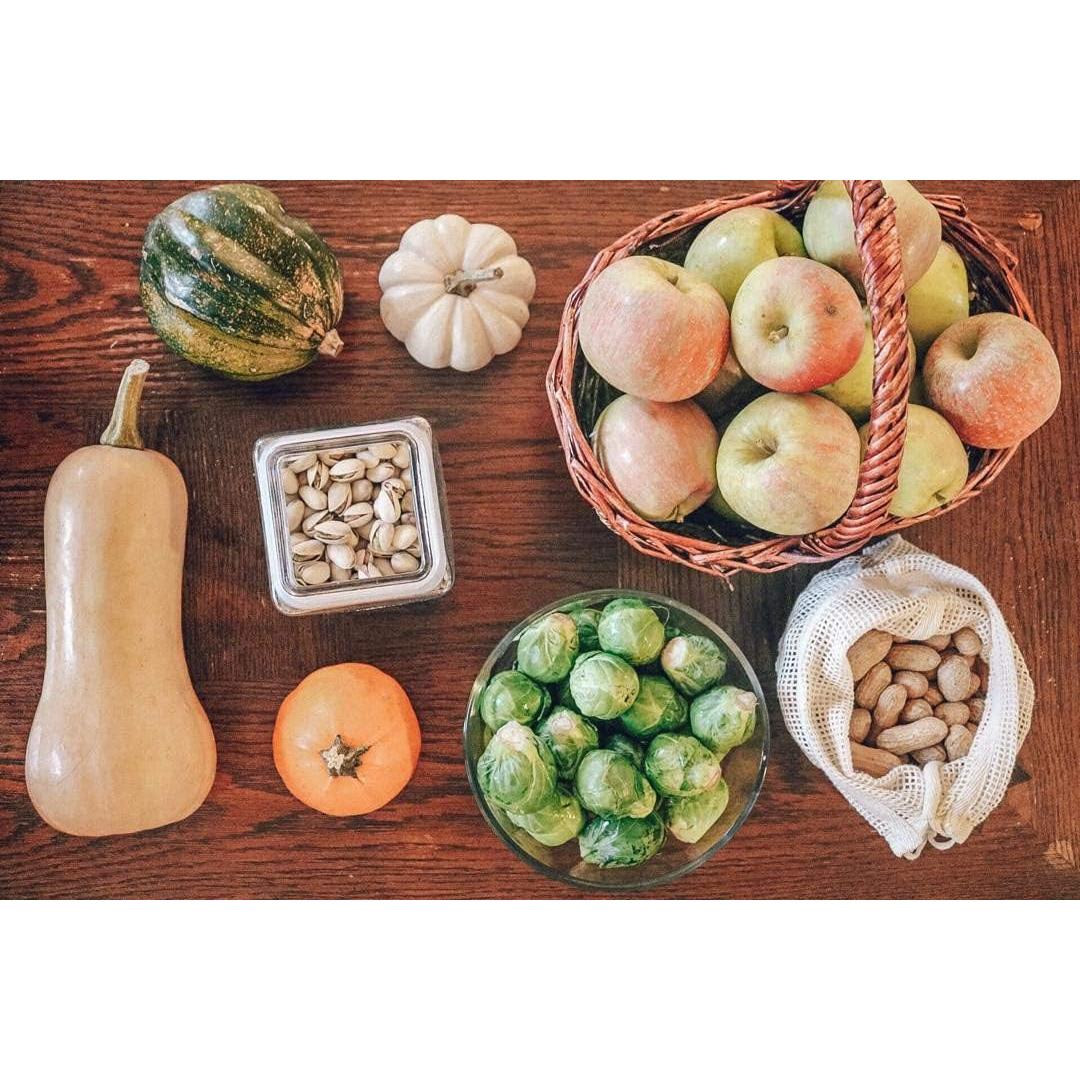 Bolsas de Malla Reutilizables Organic Cotton Mart - 6 Tamaños