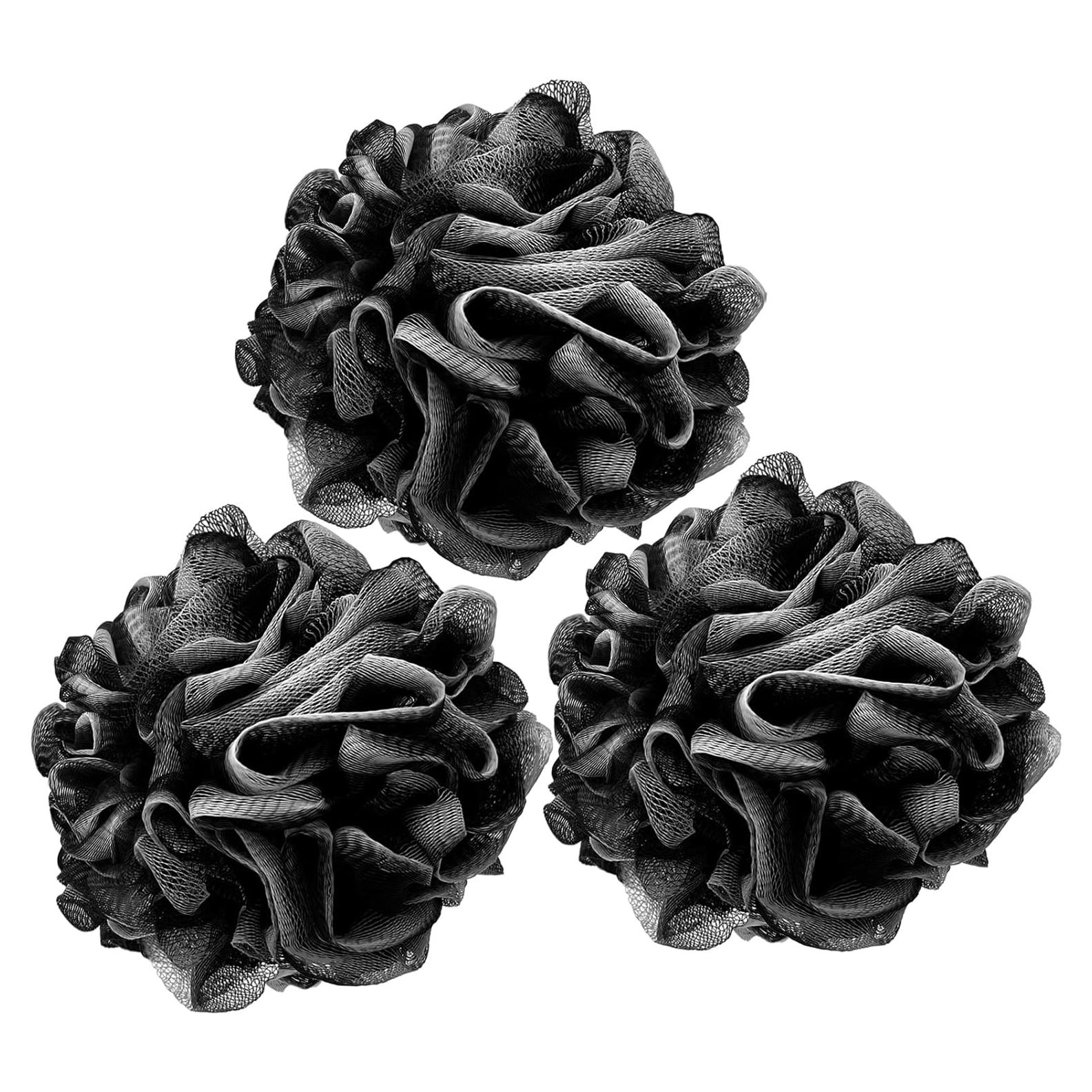 Esponja de Baño Exfoliante Scartink XL 75g - 3 Piezas Negra