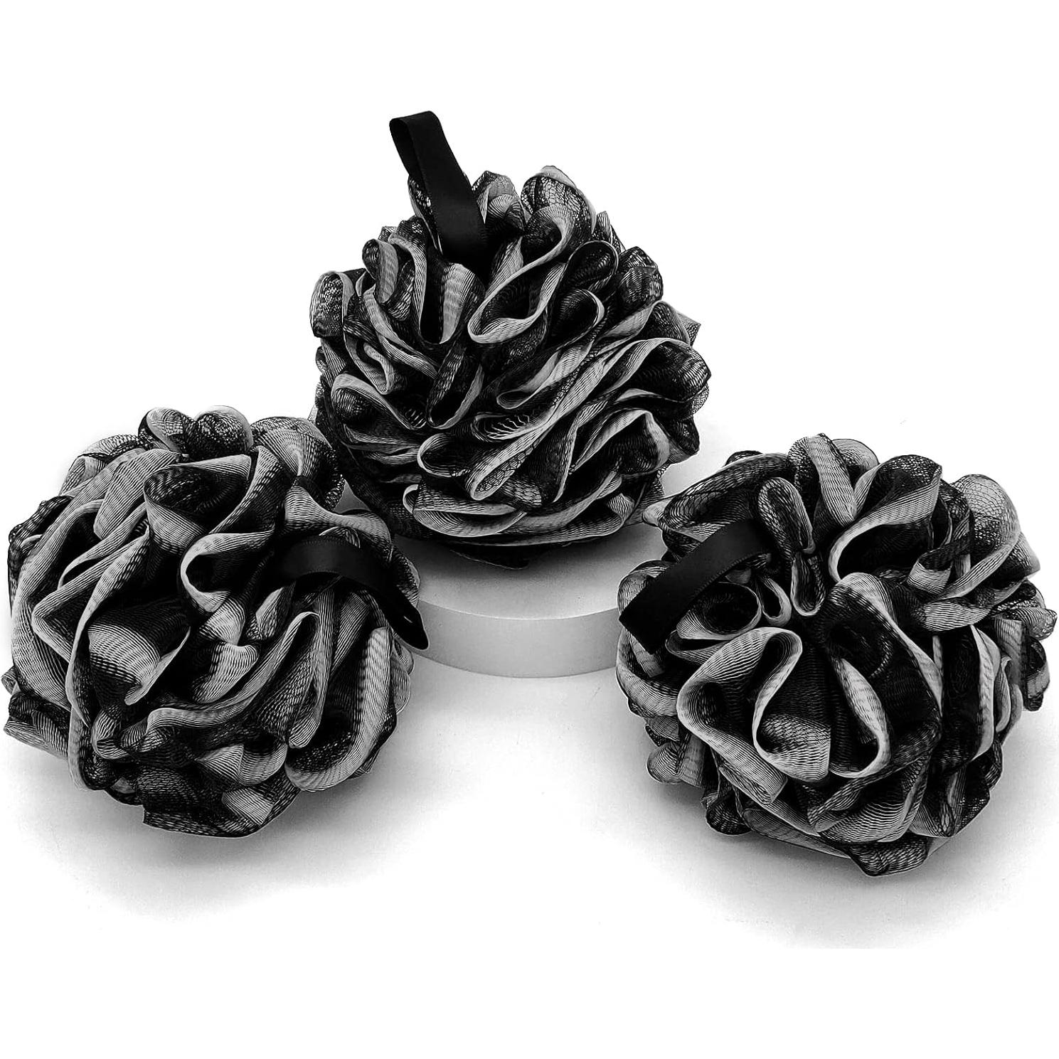 Esponja de Baño Exfoliante Scartink XL 75g - 3 Piezas Negra