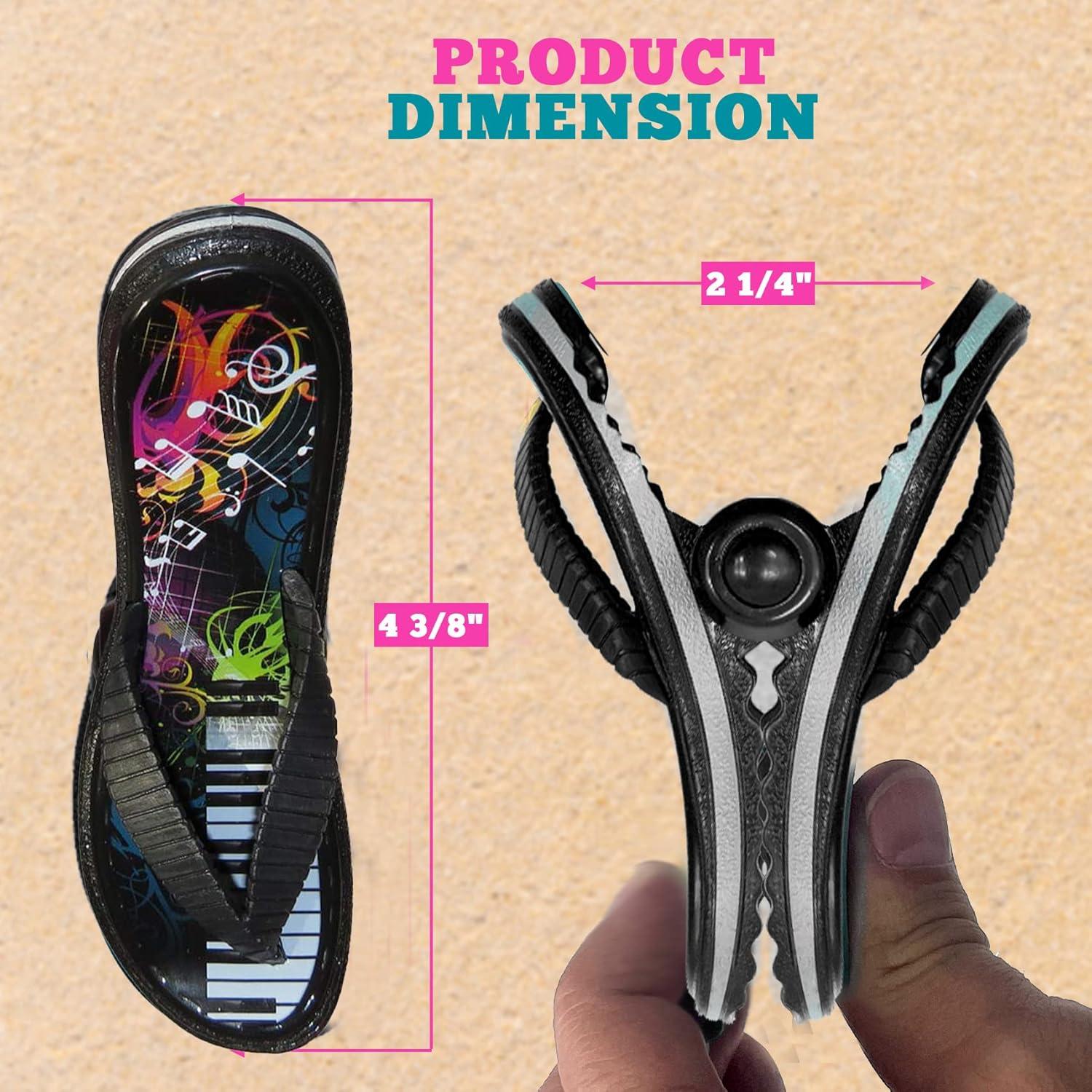 Clips para Toallas de Playa Performore - Paquete de 2, Negro