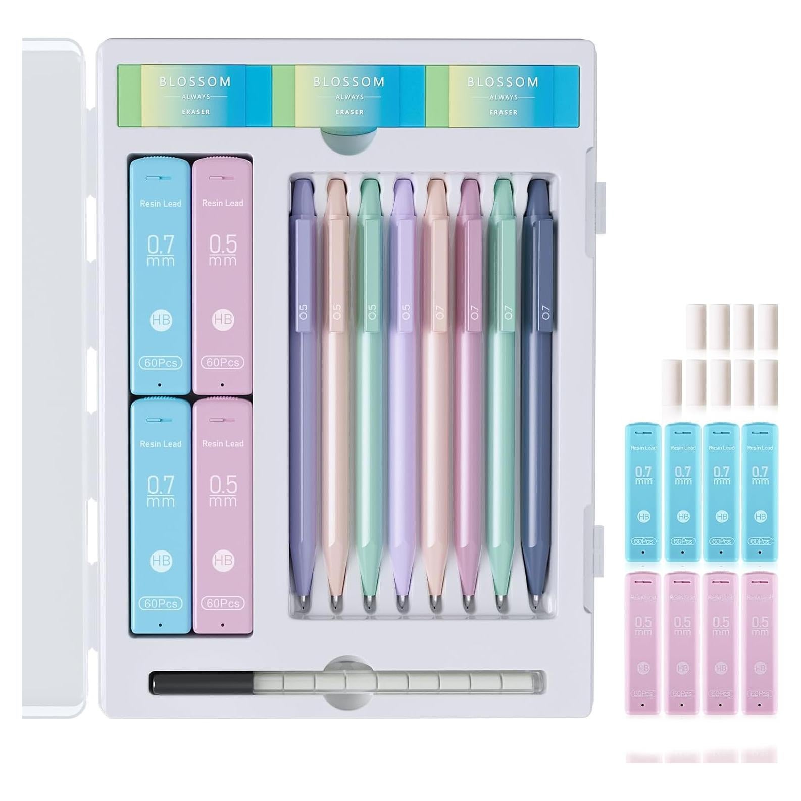 Juego de Lápices Mecánicos Ponditni 20 Piezas 0.5mm 0.7mm