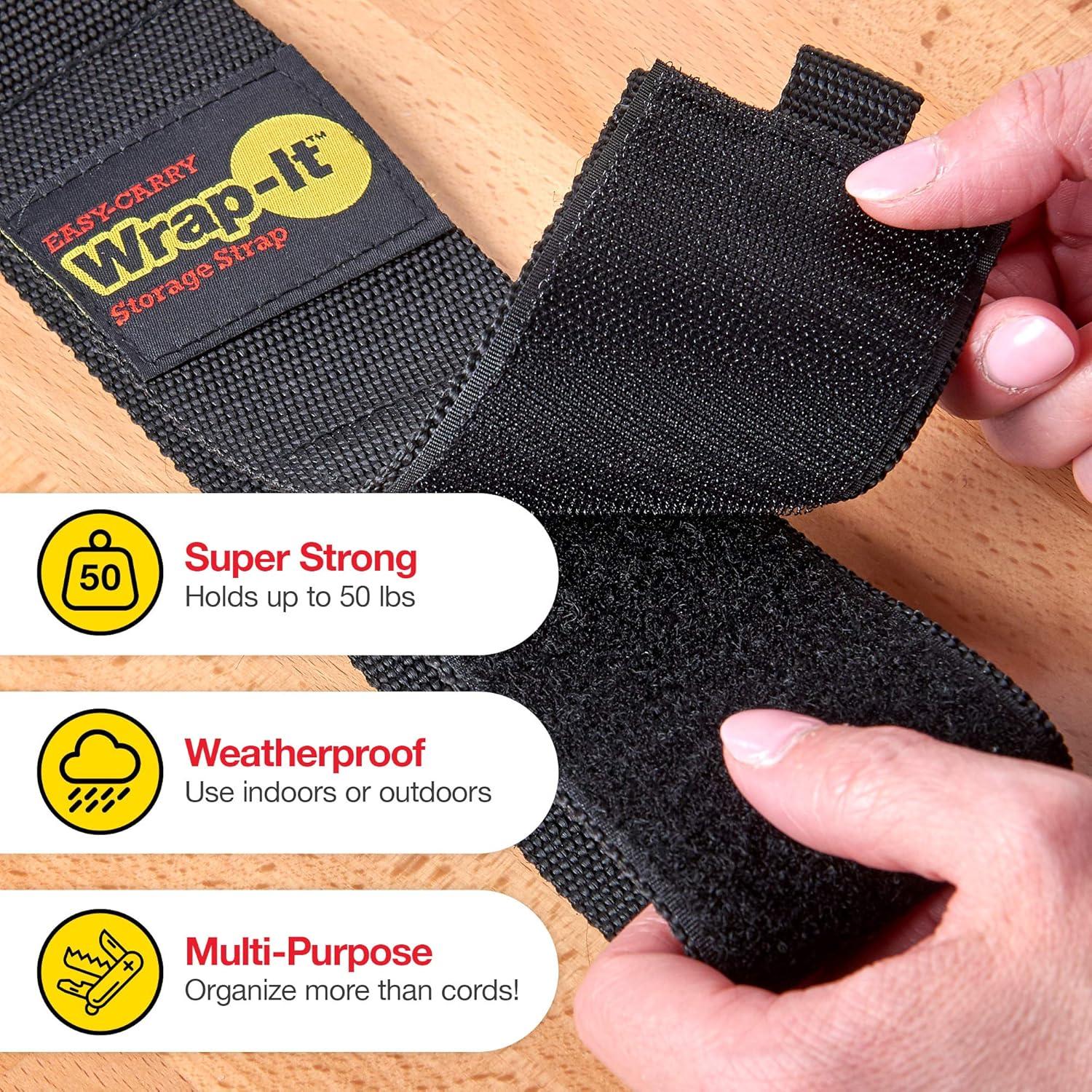Correas de Almacenamiento Wrap-It 17" - 2 Piezas, Resistente