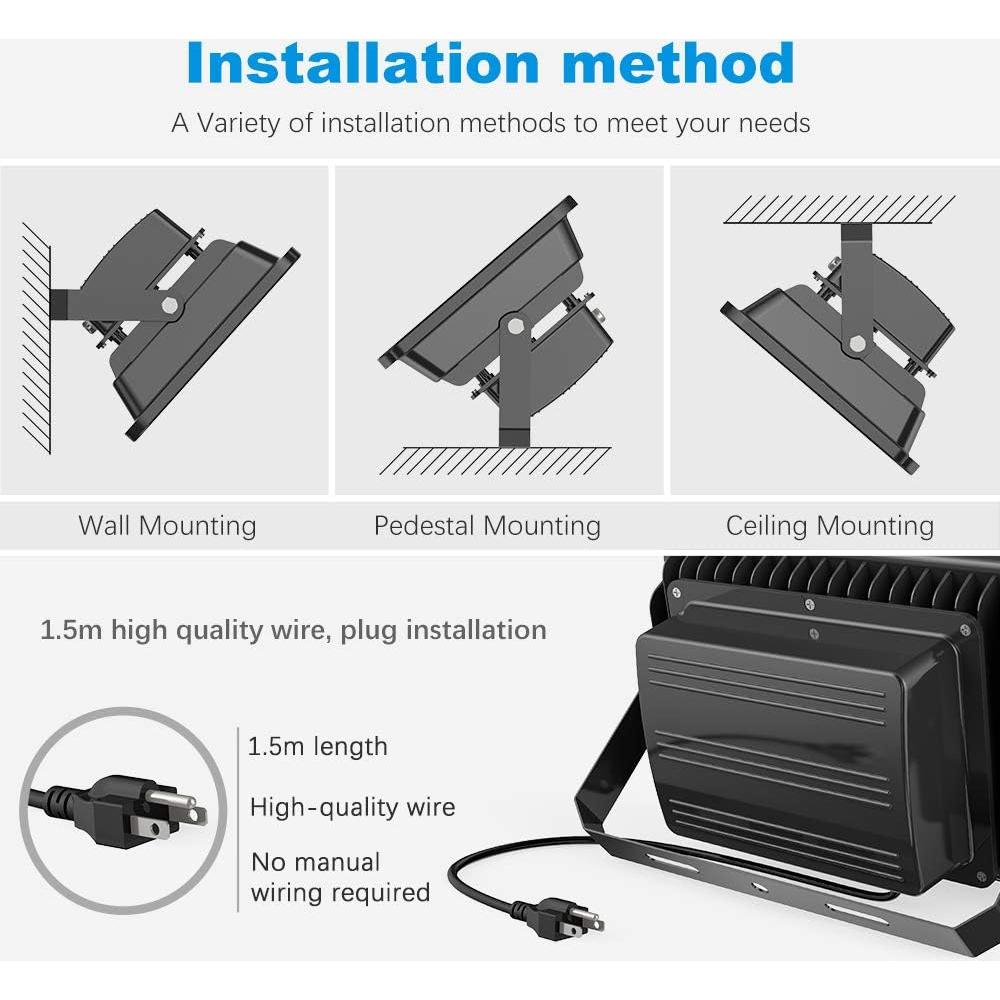 Luz de Inundación LED 200W Southlevy 20000lm IP66 Exterior