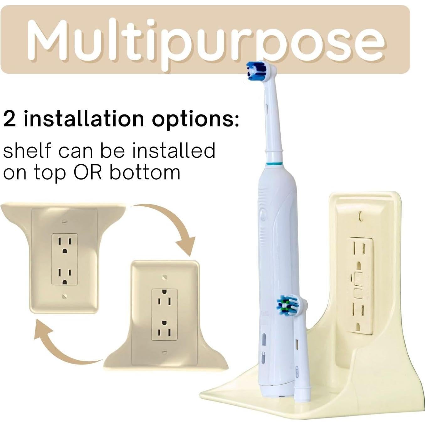 Estante de Enchufe Power Perch BeraTek - Organizador Pared 4.54 kg