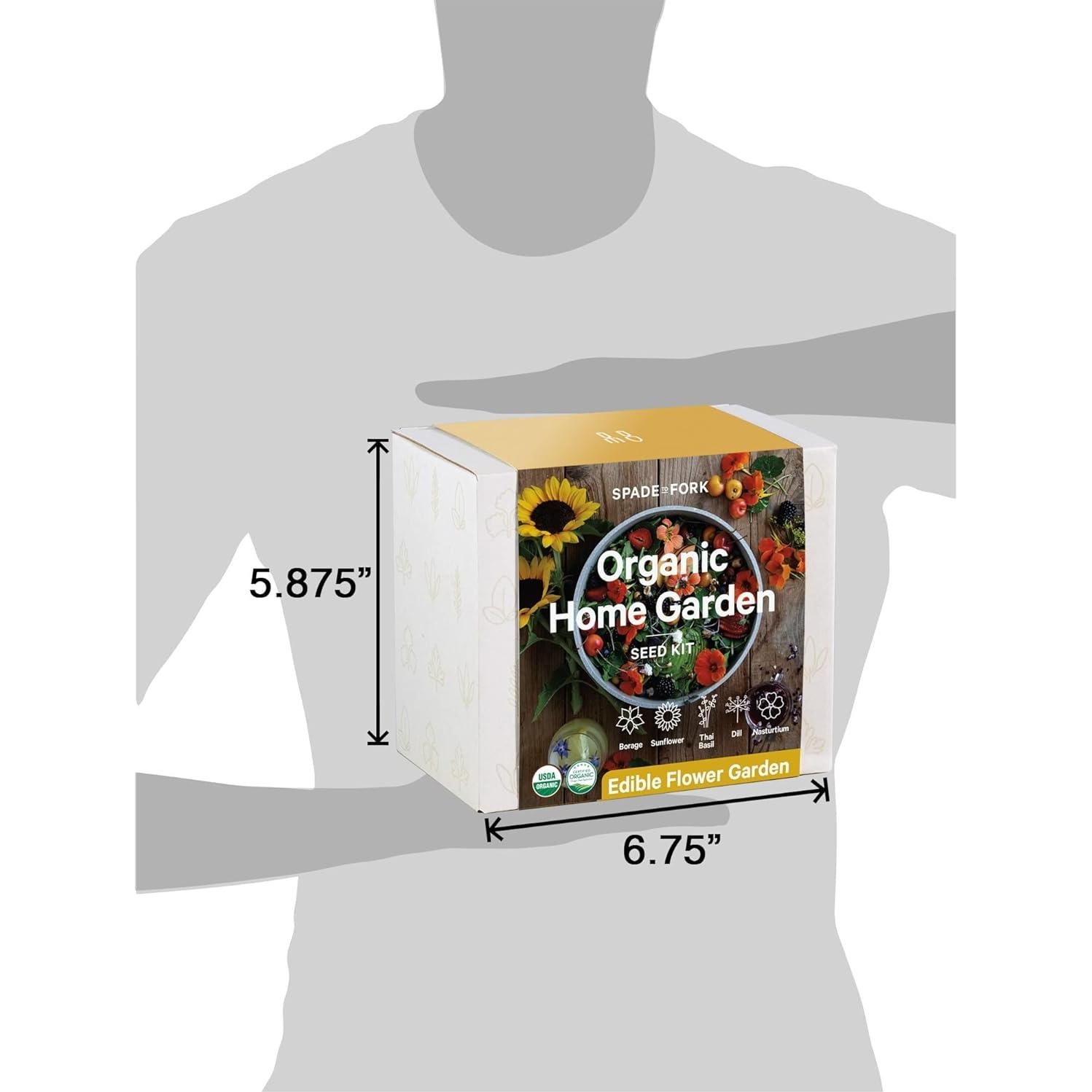 Kit de Jardín de Flores Comestibles Spade To Fork - 23 Piezas