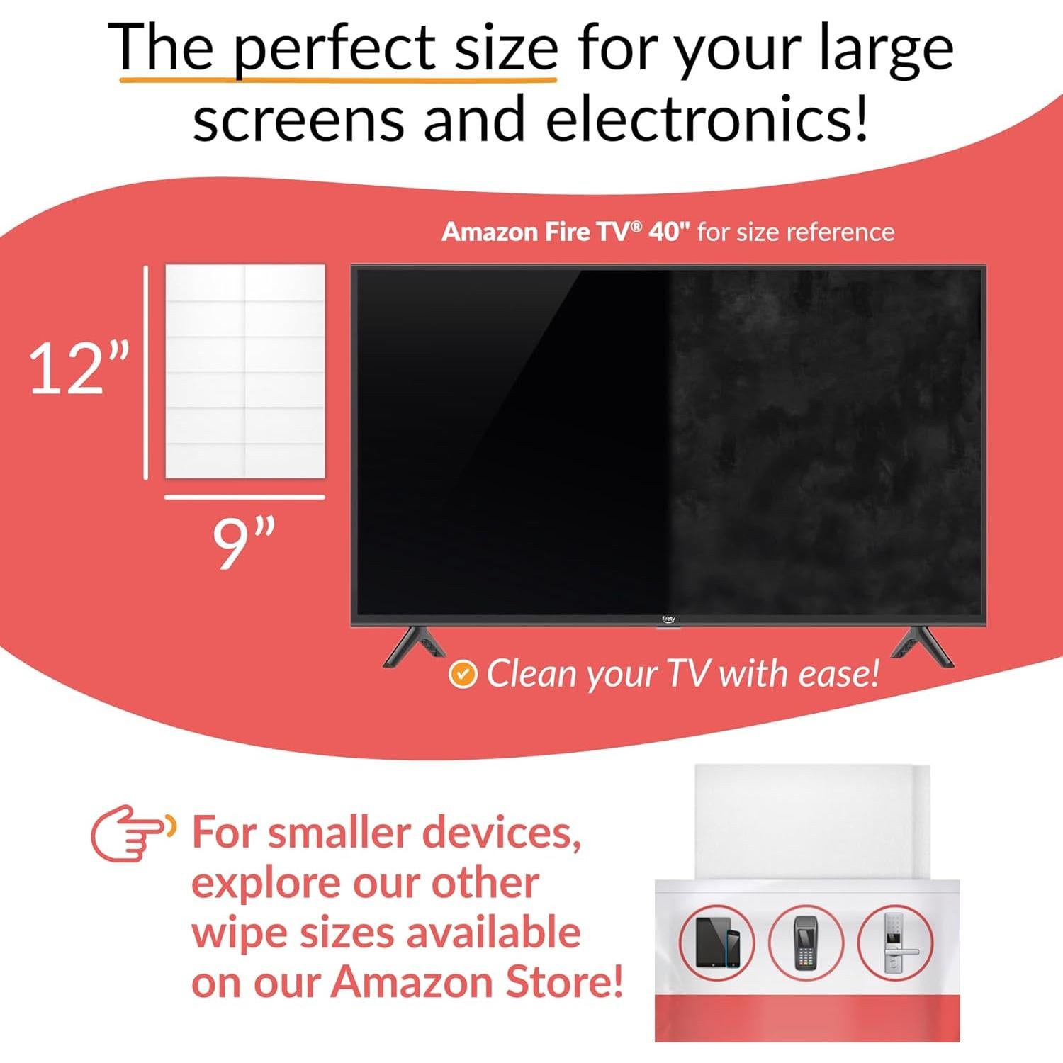 Toallitas de Pantalla iCloth XL 24 Unidades 70% Alcohol Isopropílico