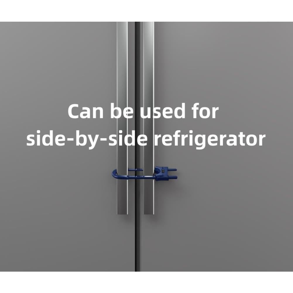 4 Cerraduras de Armario Deslizantes a Prueba de Niños ABS Azul