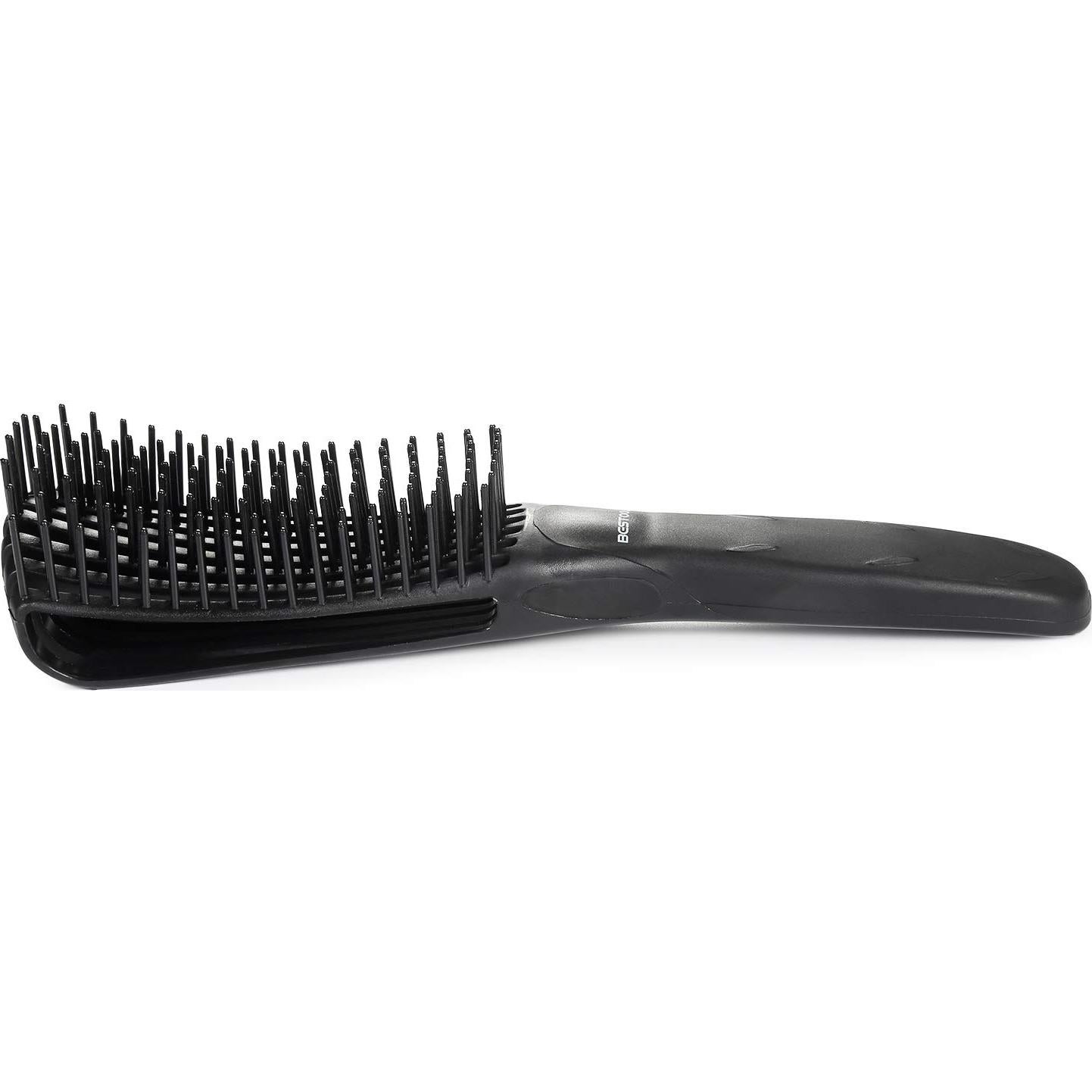 Cepillo Desenredante BESTOOL para Cabello Rizado 3/4abc Negro
