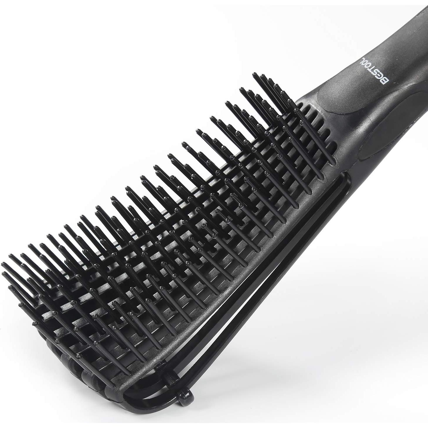 Cepillo Desenredante BESTOOL para Cabello Rizado 3/4abc Negro