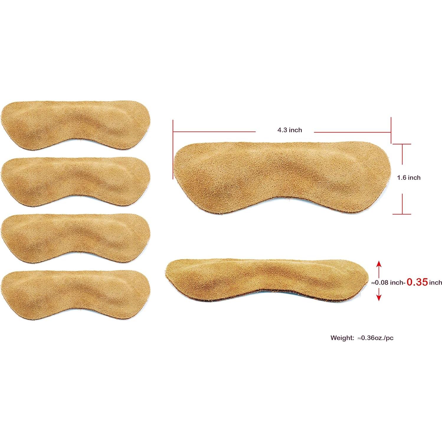 Almohadillas de Cuero SPACE LION para Talones - 3 Pares 0.89 cm