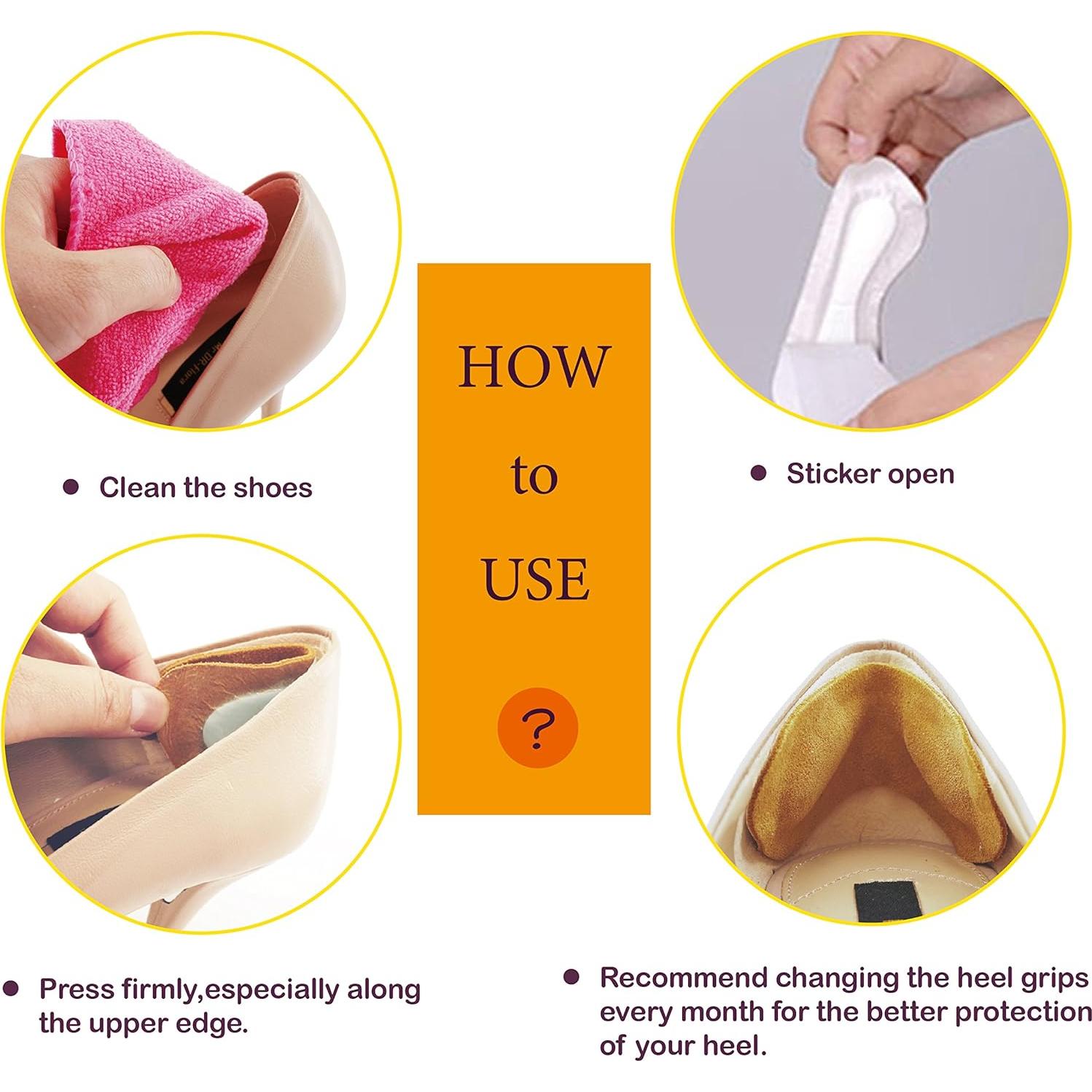 Almohadillas de Cuero SPACE LION para Talones - 3 Pares 0.89 cm