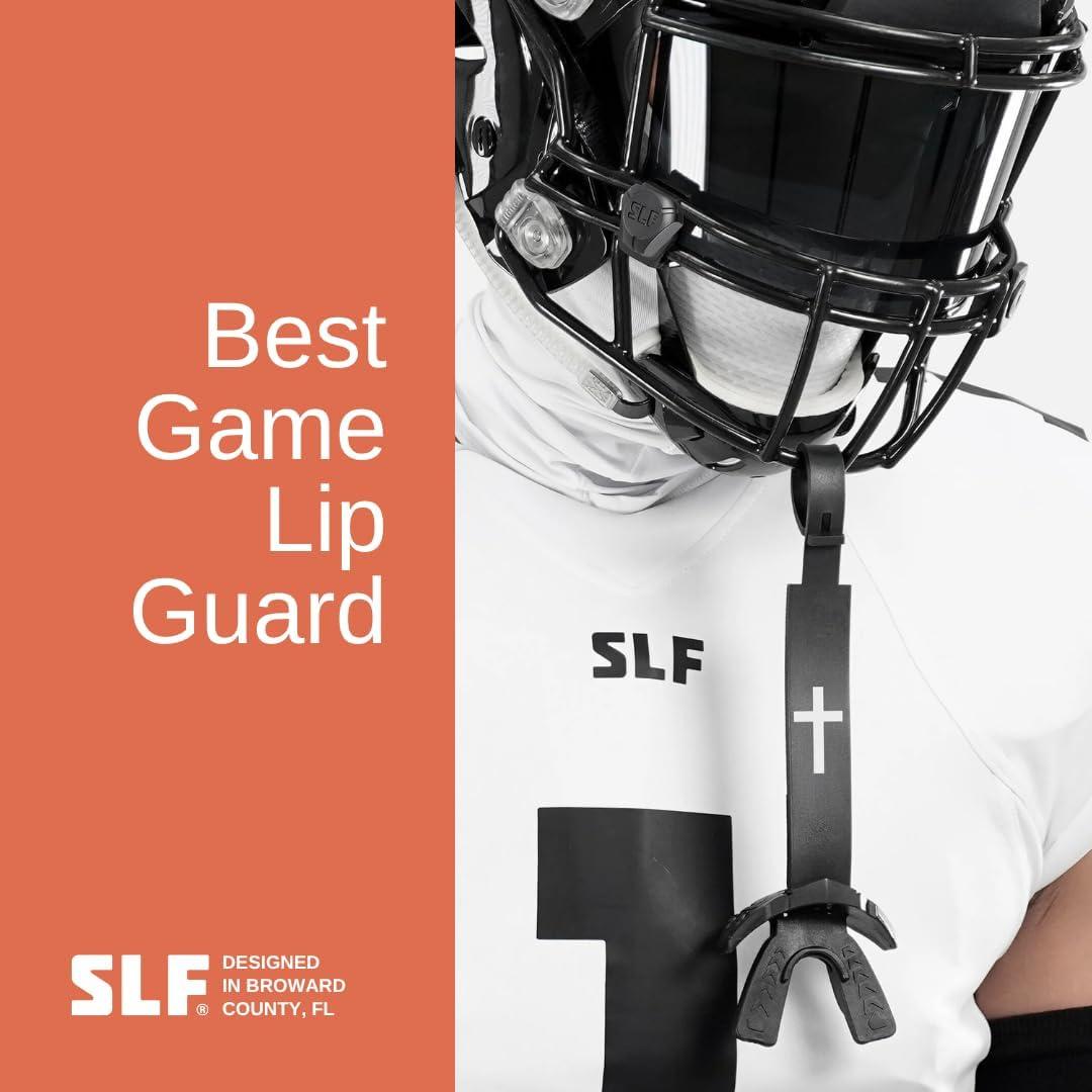 Protector Bucal de Fútbol SLEEFS Negro - Silicona Impacto