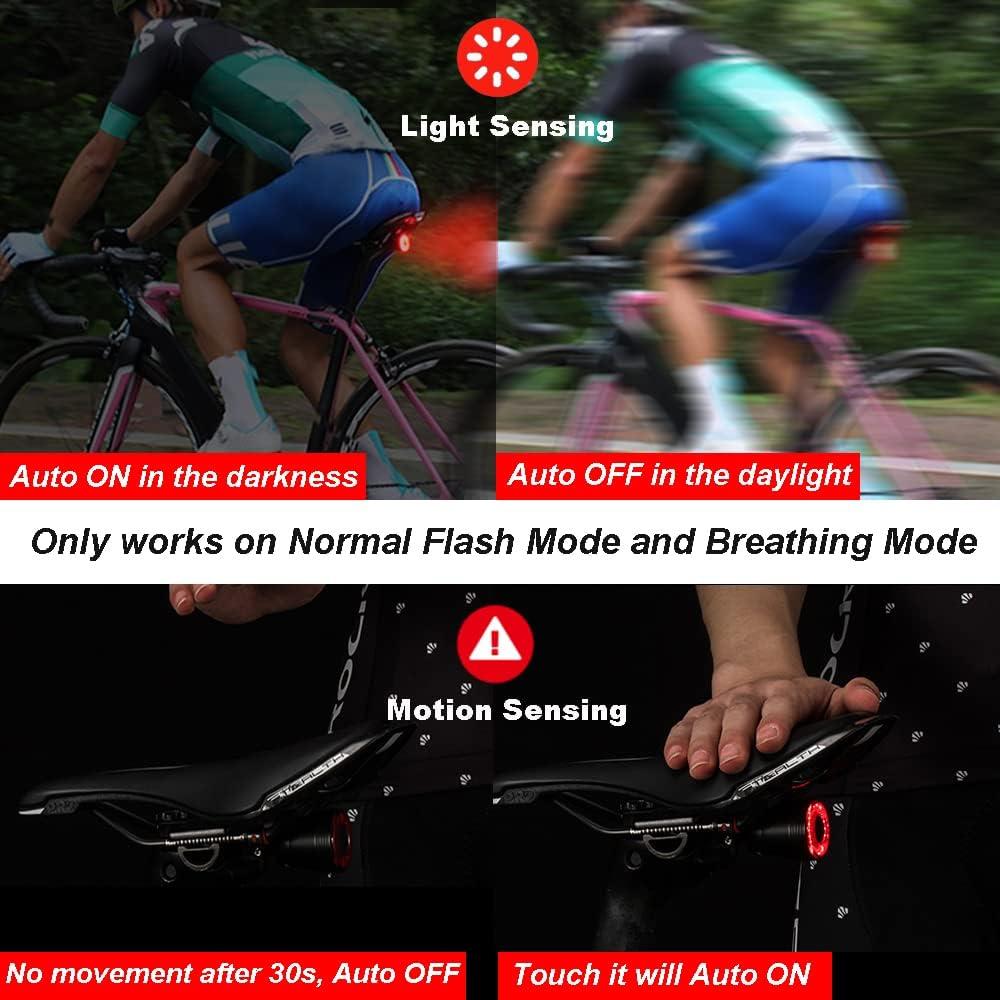 Luces Traseras para Bicicleta G Keni Q5 LED IPX6 Recargables